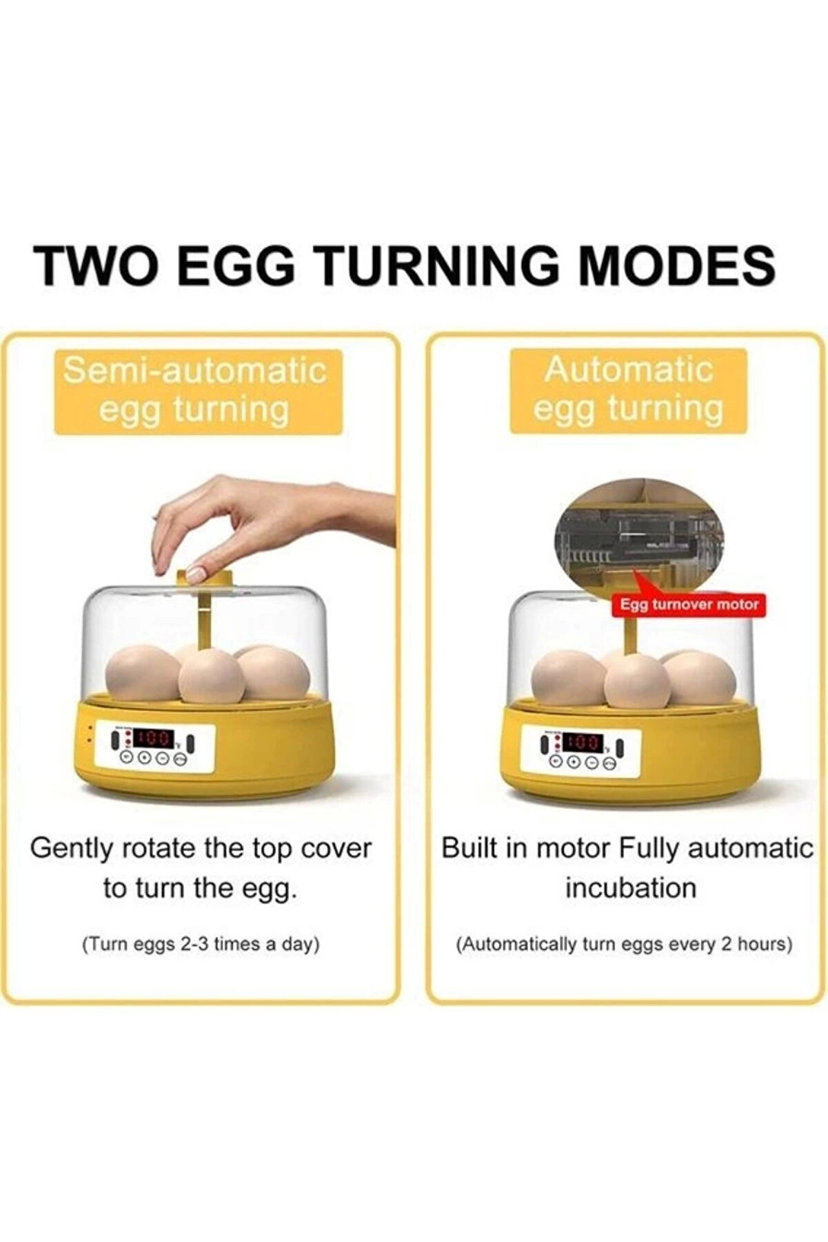 Mi̇ni̇ Otomati̇k Ev Ti̇pi̇ Kuluçka Papağan Bıldırcın Kuluçka Maki̇nesi̇ 18Li̇ Yumurtalı Mx-18