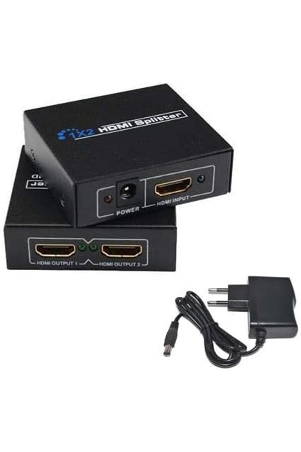 Starbyx Plus Px-5002 1080P 2K 4K Uhd 2 Port Hdmı Spli̇ter (Adaptörlü) Newdesi̇ng 1094633