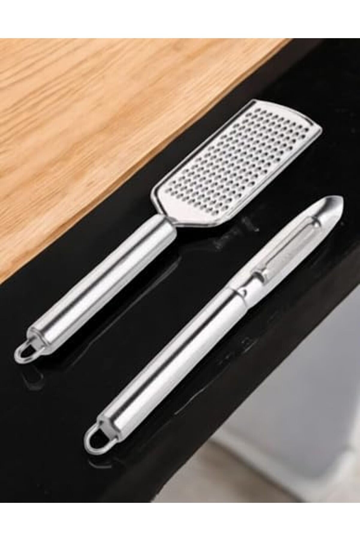 Muartshop Paslanmaz Çeli̇k Rende Ve Soyacak Peni̇r Çi̇kolata Zencefi̇l Patates Li̇mon Rende Ve Soyacak