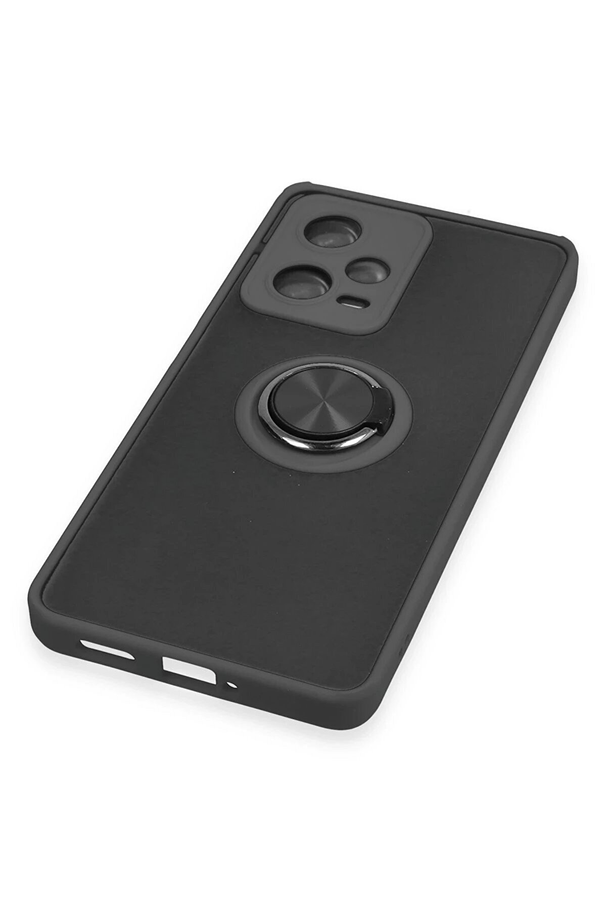 Xi̇aomi̇ Redmi̇ Note 12 5G Kılıf Montreal Y&uuml;z&uuml;kl&uuml; Si̇li̇kon Kapak - Si̇yah - Dropx7934-4961