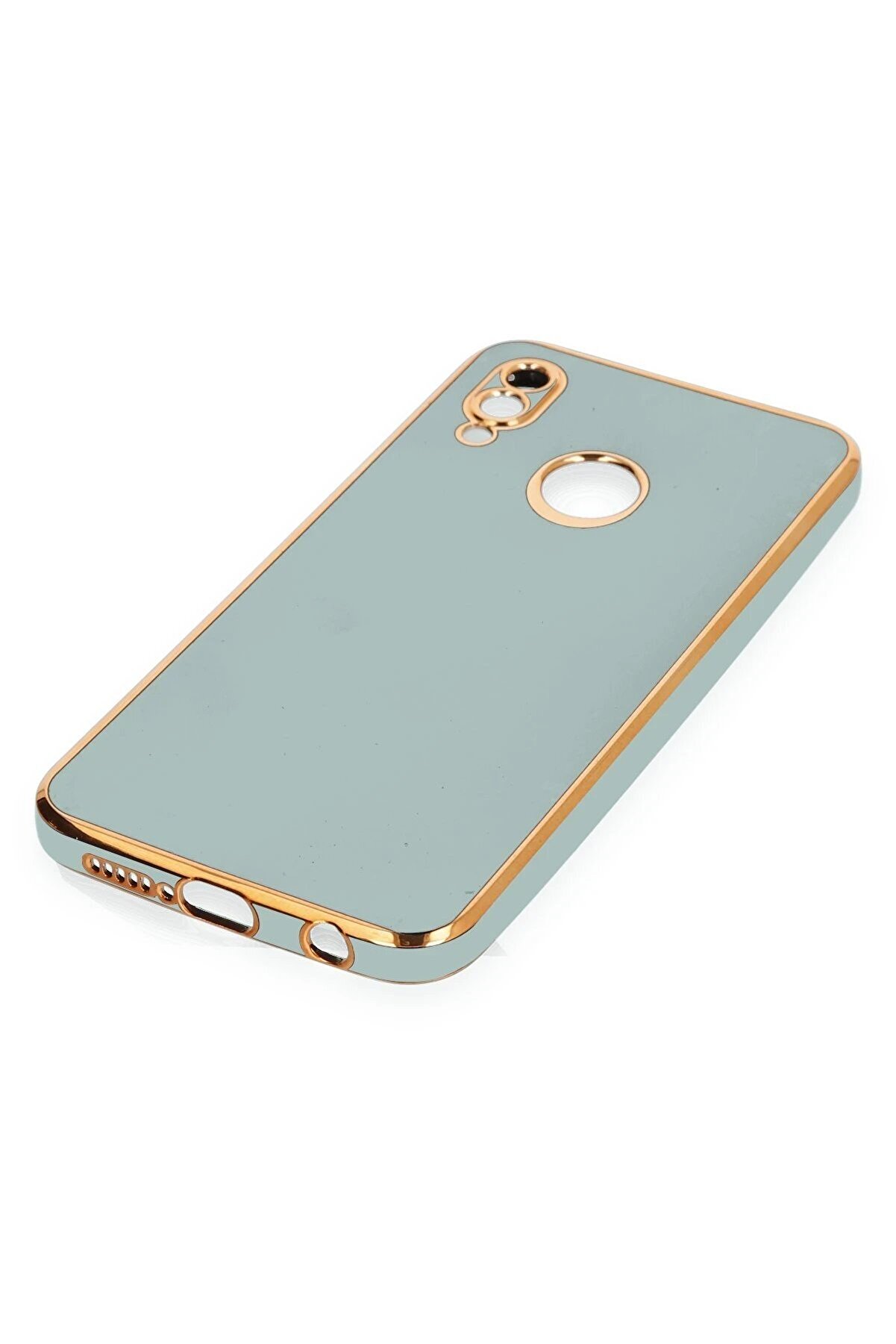 Huawei̇ P20 Li̇te Kılıf Volet Si̇li̇kon - Açık Yeşi̇l - Dropx2675-4095