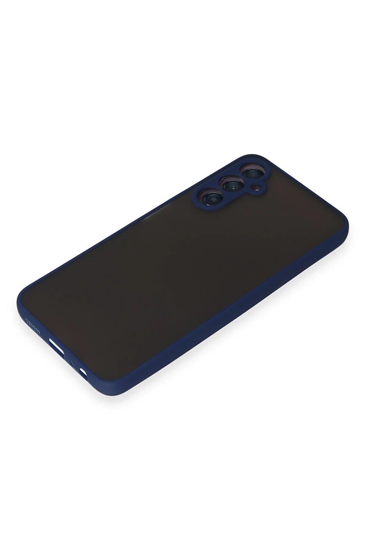 Samsung Galaxy A05S Kılıf Montreal Si̇li̇kon Kapak - Laci̇vert - Dropx1078-6747