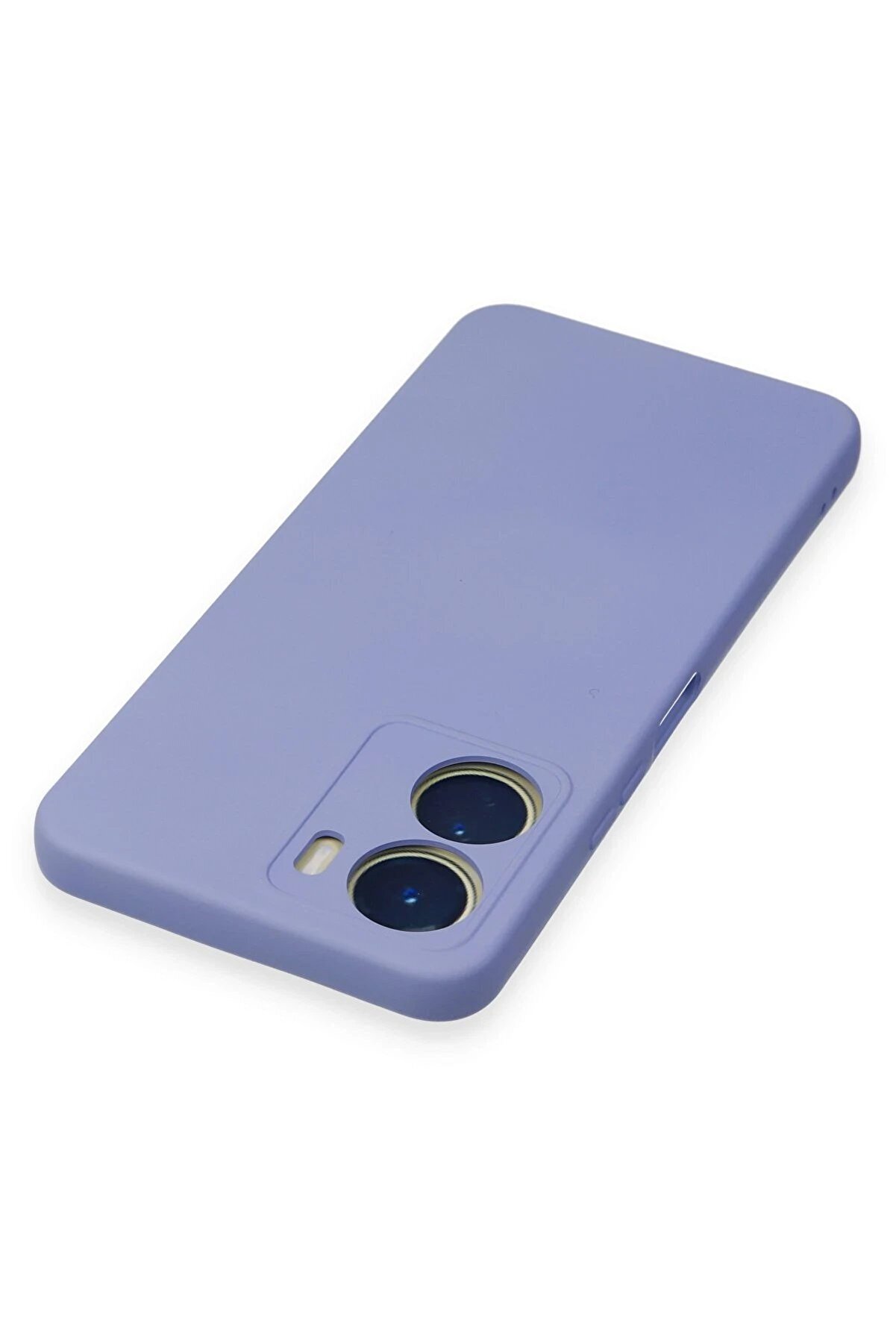 Vi̇vo Y16 Kılıf Nano İçi̇ Kadi̇fe Si̇li̇kon - Li̇la - Dropx6725-9241