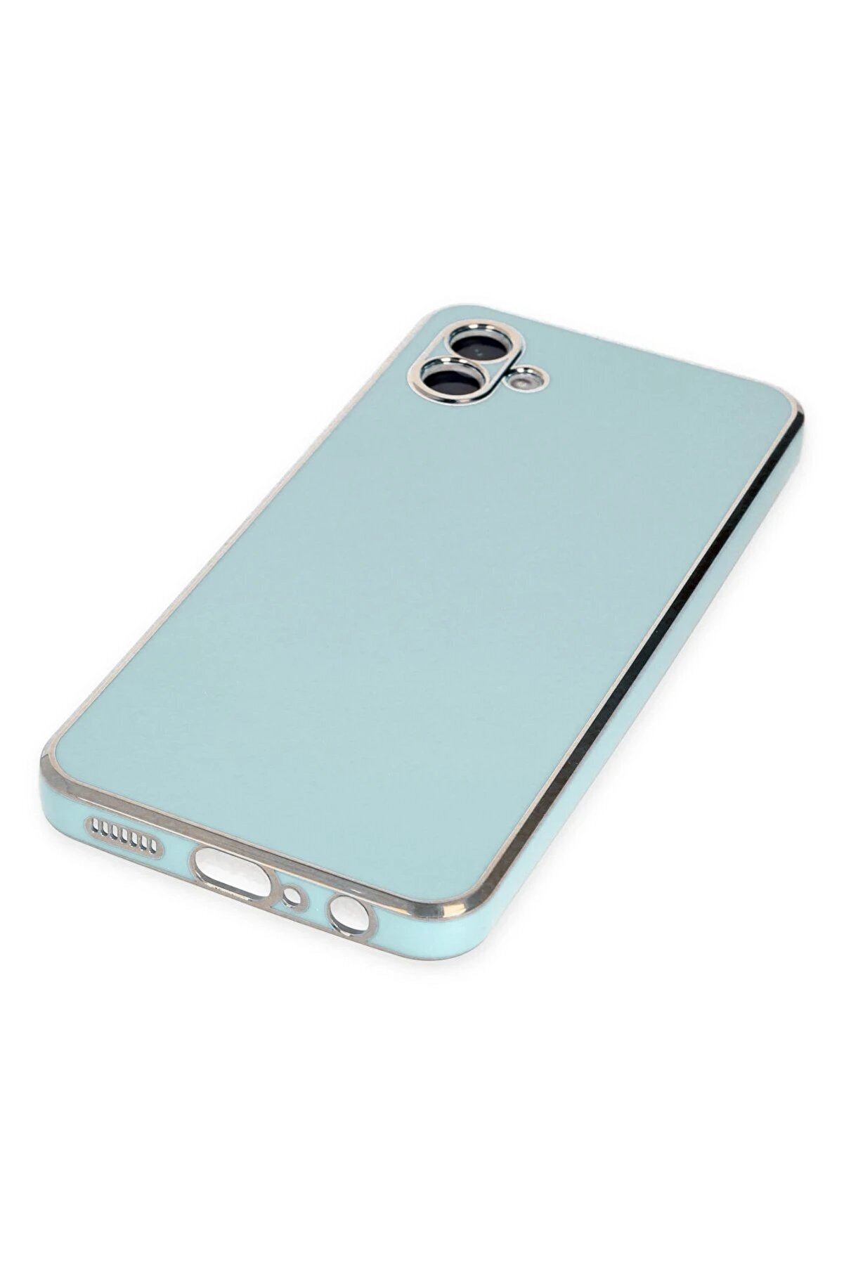 Samsung Galaxy A04 Kılıf Volet Si̇li̇kon - Açık Yeşi̇l - Dropx4547-7363