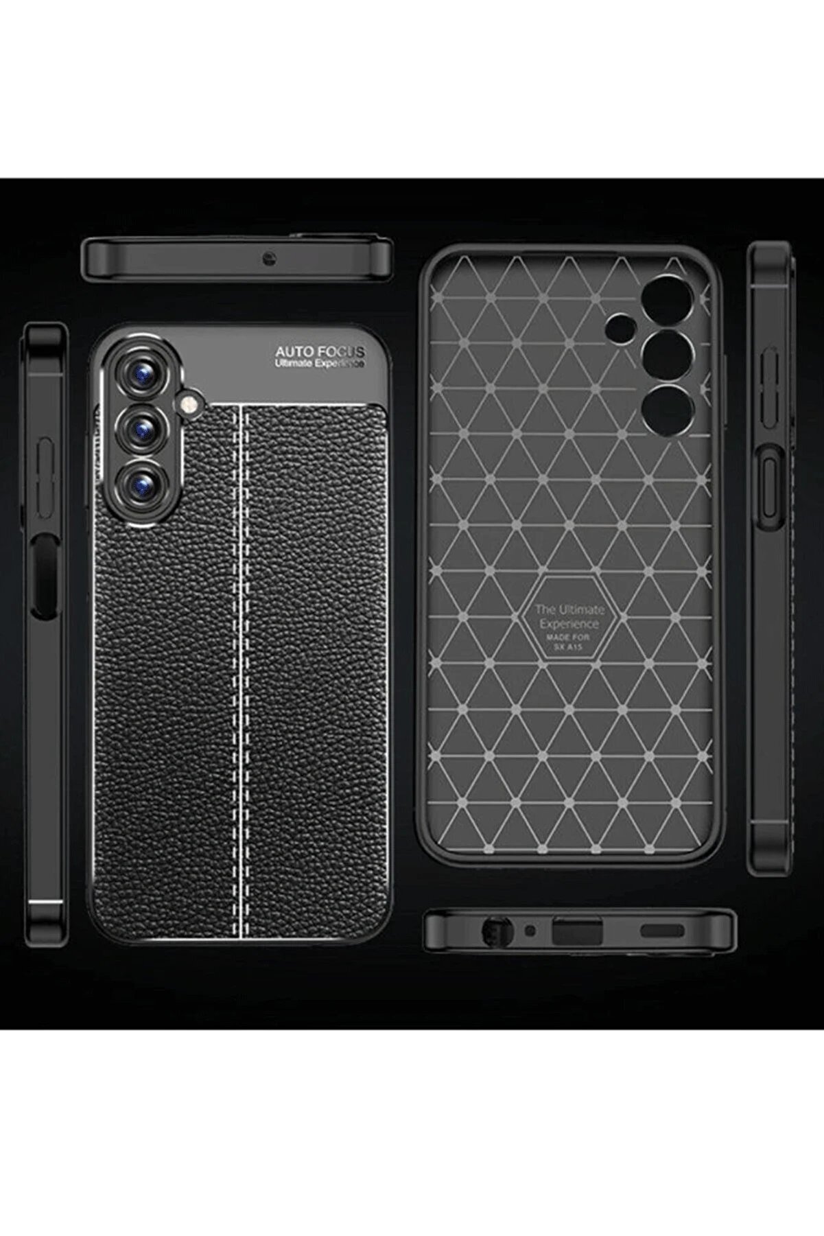 Samsung A26 Kılıf Auto Focus Kapak - Si̇yah - Dropx8298-4144