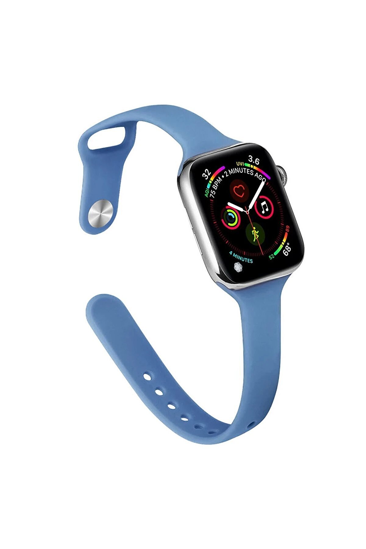 CepteToptan Apple Watch 38mm Klasik Kordon - Koyu Mavi - DROPX8071-1938