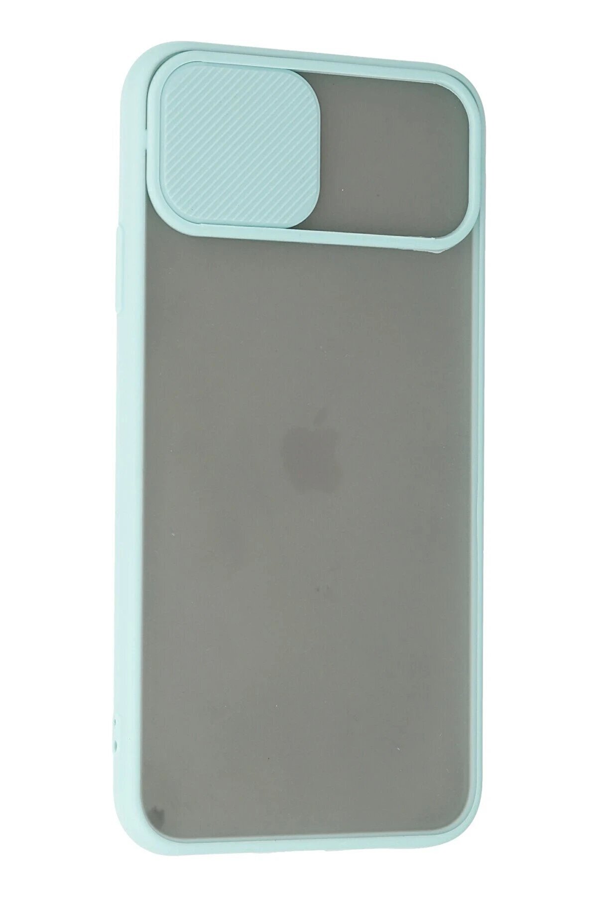 İphone 11 Pro Max Kılıf Palm Buzlu Kamera Sürgülü Si̇li̇kon - Turkuaz - Dropx7480-2813