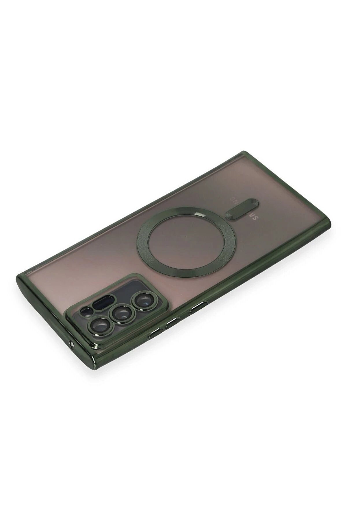 Samsung Galaxy Note 20 Ultra Kılıf Kross Magneti̇csafe Kapak - Koyu Yeşi̇l - Dropx5473-4173