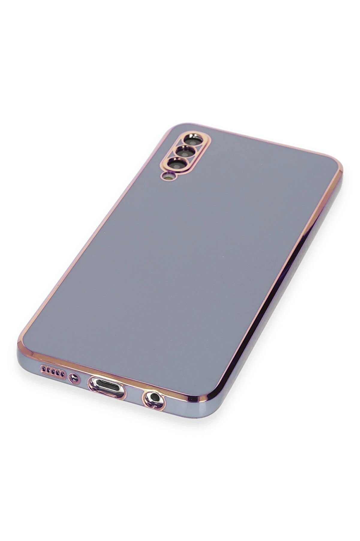 Samsung Galaxy A50 Kılıf Volet Si̇li̇kon - Mavi̇ - Dropx2079-6239