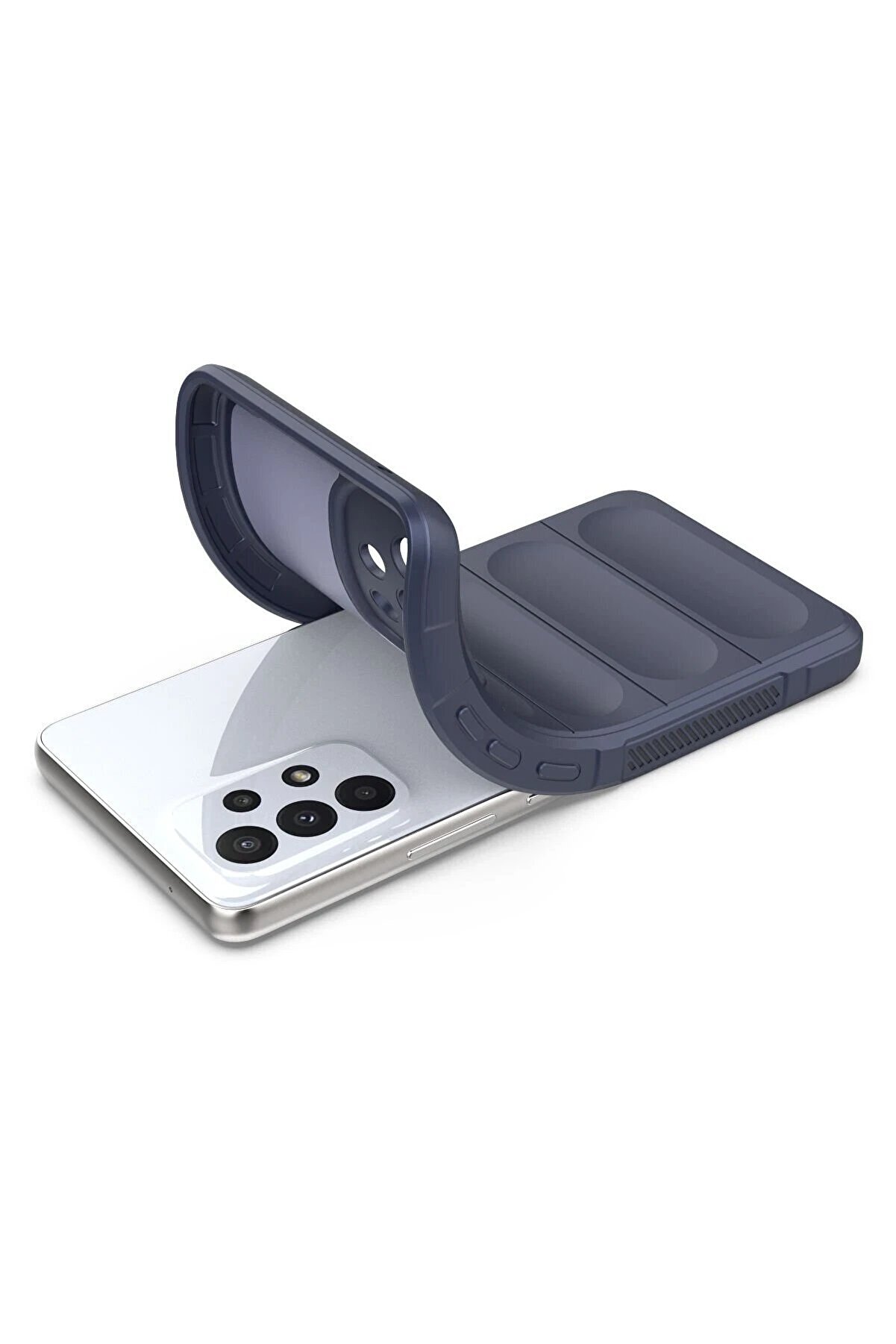 Samsung Galaxy A53 5G Kılıf Opti̇mum Si̇li̇kon - Laci̇vert - Dropx1602-3443