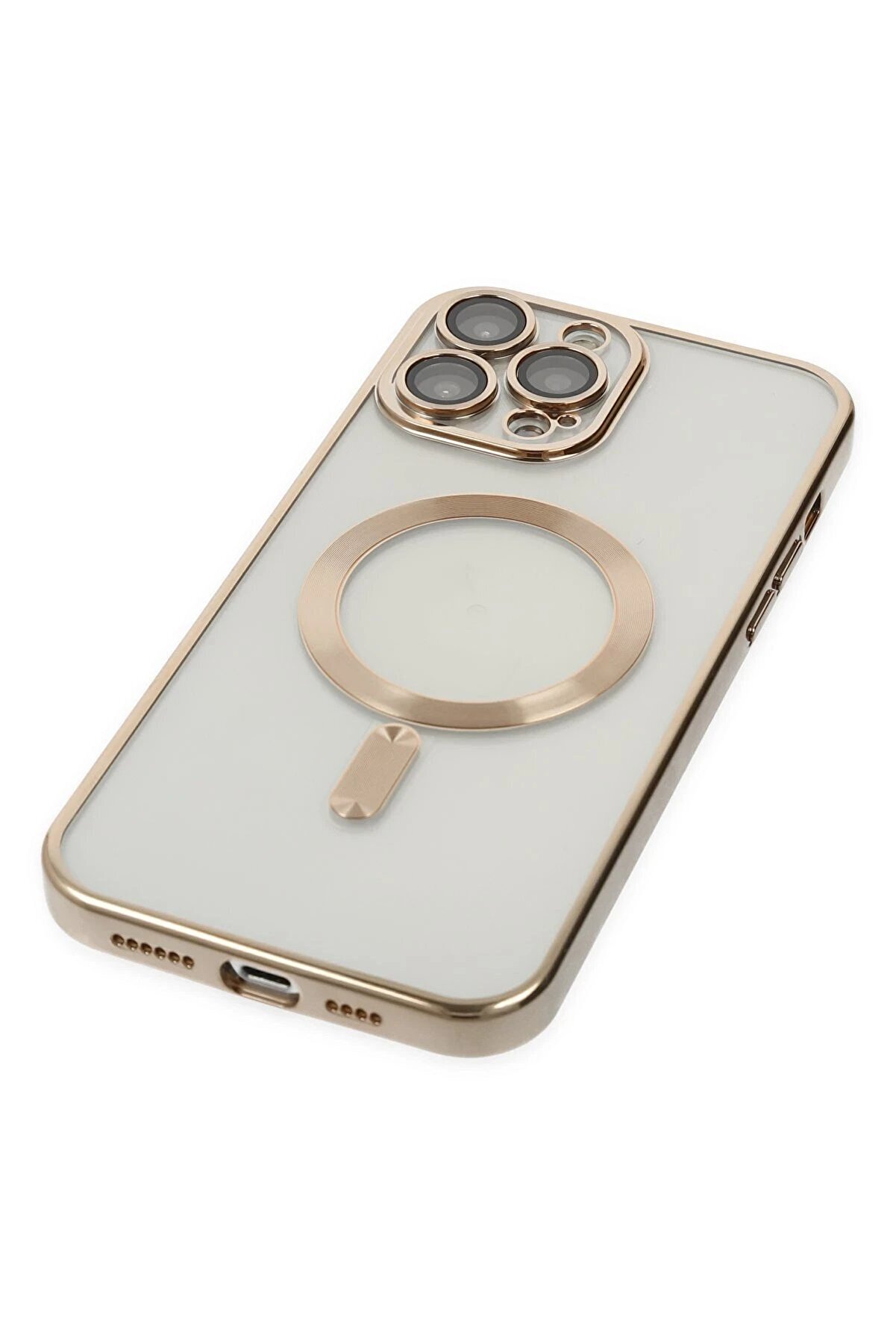 İphone 14 Pro Kılıf Kross Magneti̇csafe Kapak - Gold - Dropx1060-6591