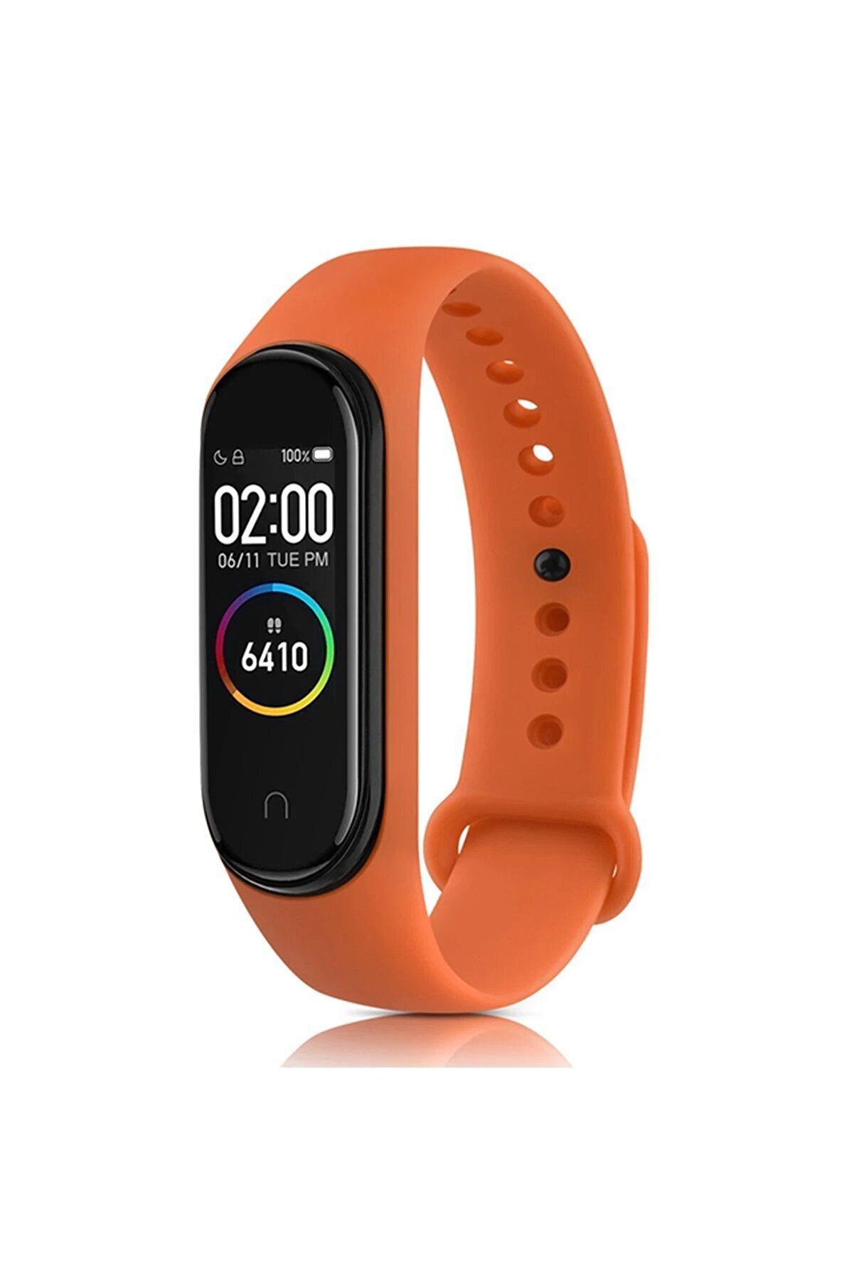 CepteToptan Xiaomi Mi Band 6 Klasik Kordon - Turuncu - DROPX4051-8899