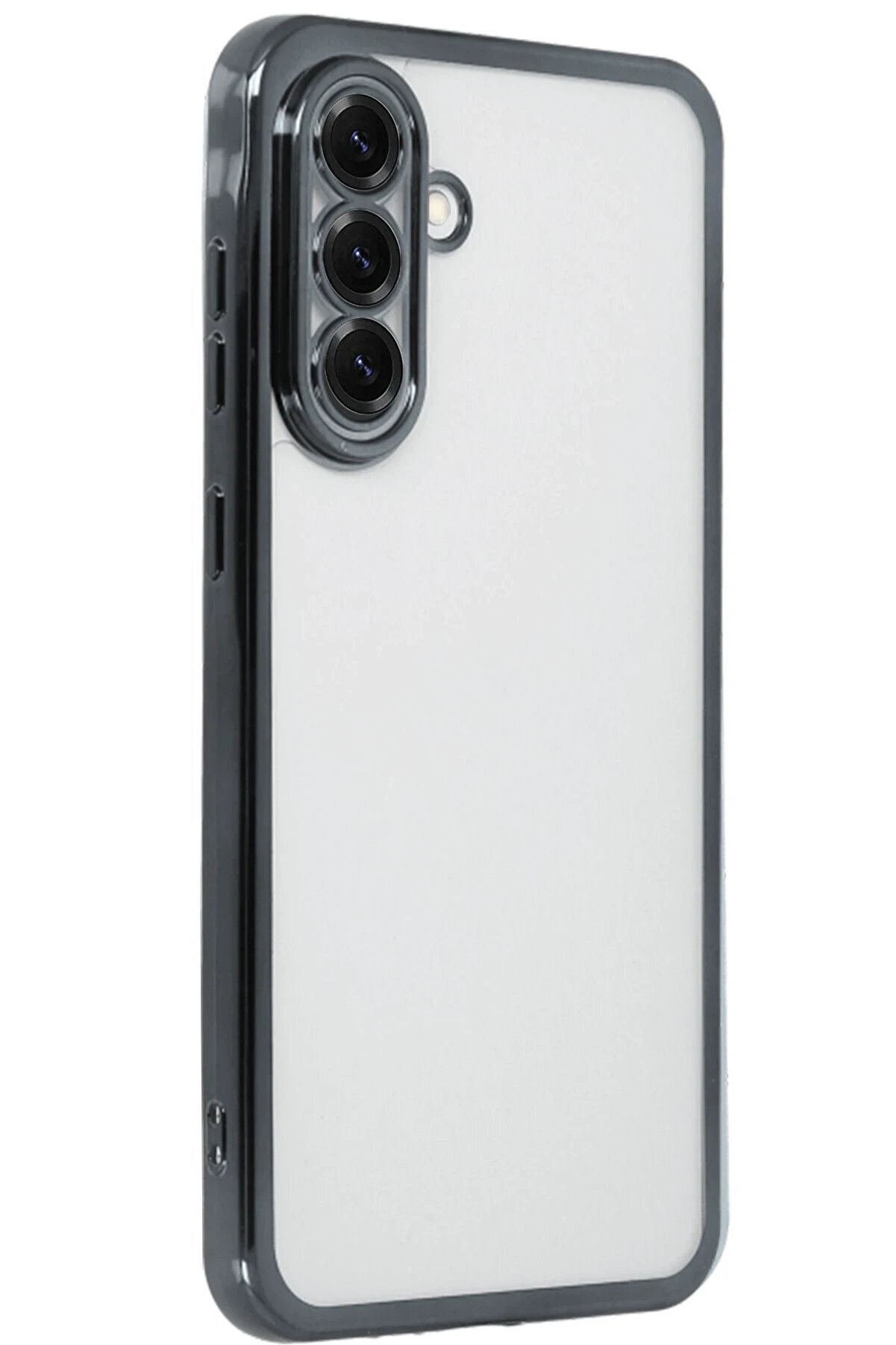 Samsung Galaxy A56 Kılıf Lensli̇ Si̇li̇kon - Si̇yah - Dropx1355-9956