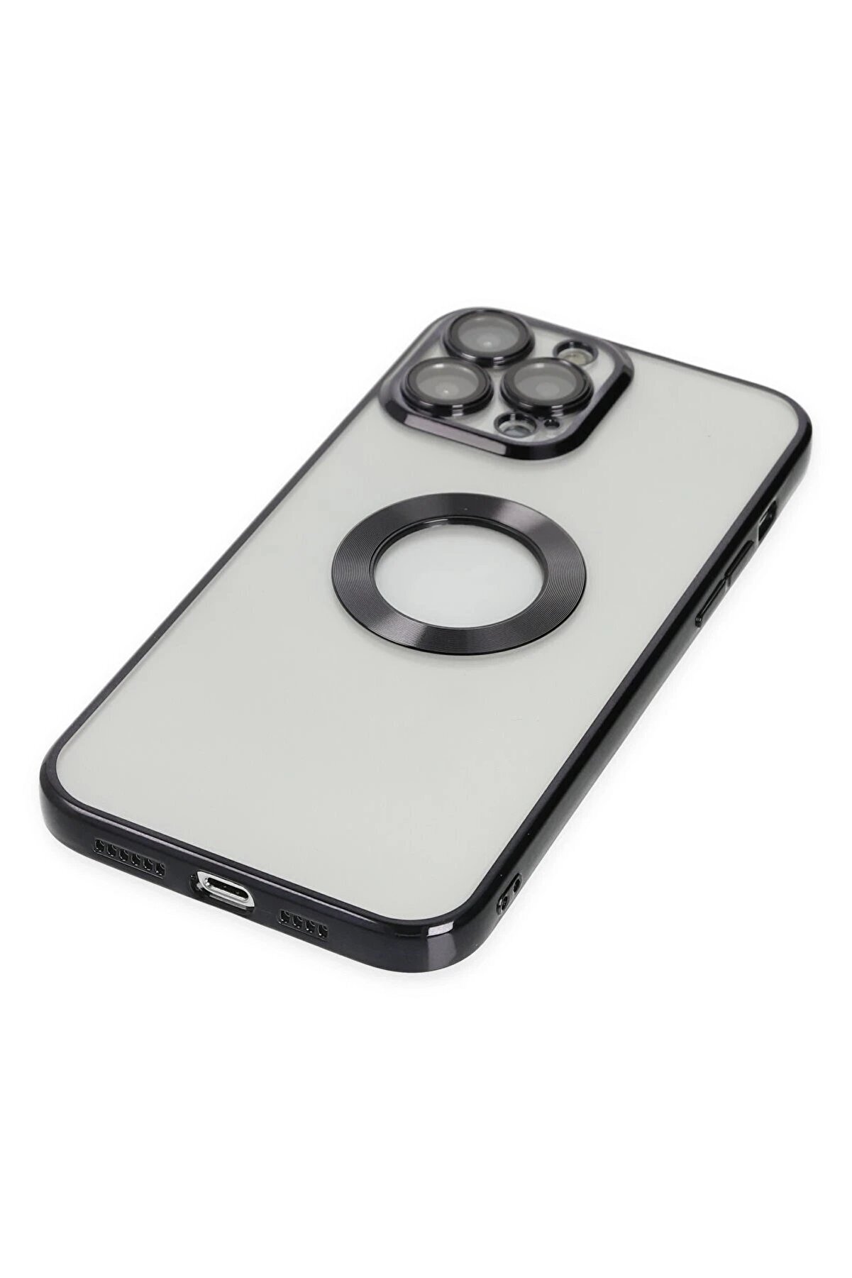 İphone 14 Pro Kılıf Slot Si̇li̇kon - Si̇yah - Dropx8552-9470