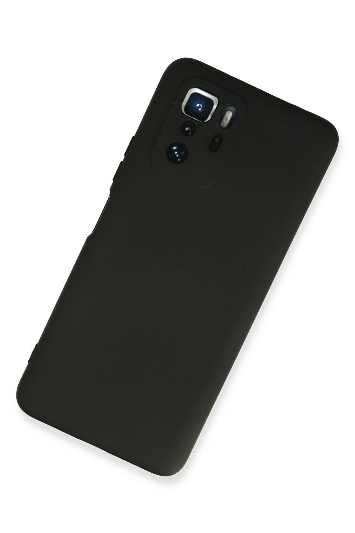 Xi̇aomi̇ Poco X3 Gt Kılıf Nano İ&ccedil;i̇ Kadi̇fe Si̇li̇kon - Si̇yah - Dropx8617-8378