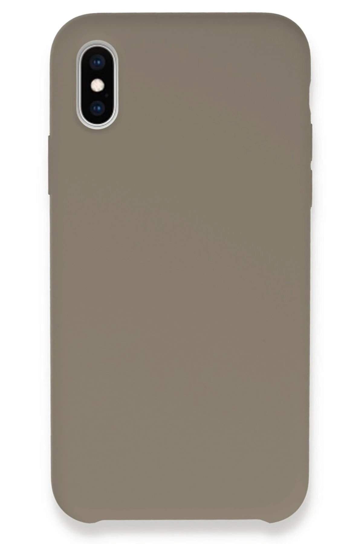 CepteToptan iPhone XS Max Kılıf Lansman Legant Silikon - Bej - DROPX3045-6207