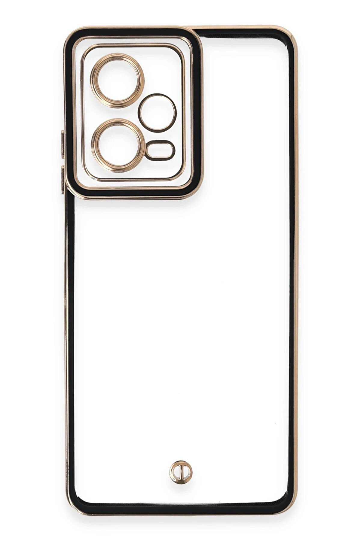 Xi̇aomi̇ Redmi̇ Note 12 5G Kılıf Li̇va Lens Si̇li̇kon - Si̇yah - Dropx7160-8468