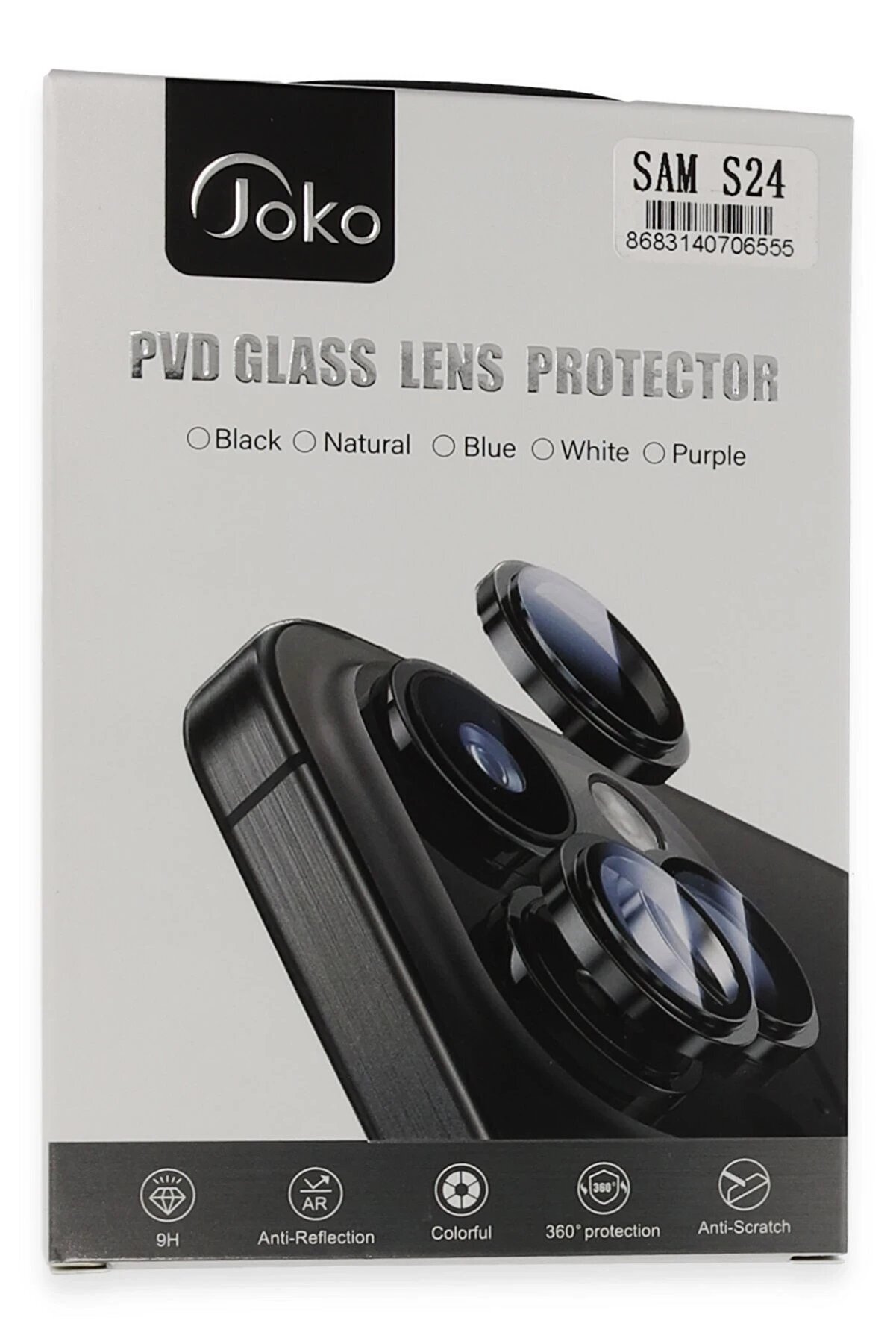 Samsung Galaxy S24 Pvd Metal Kamera Lens - Ti̇tan Gri̇ - Dropx1637-8340