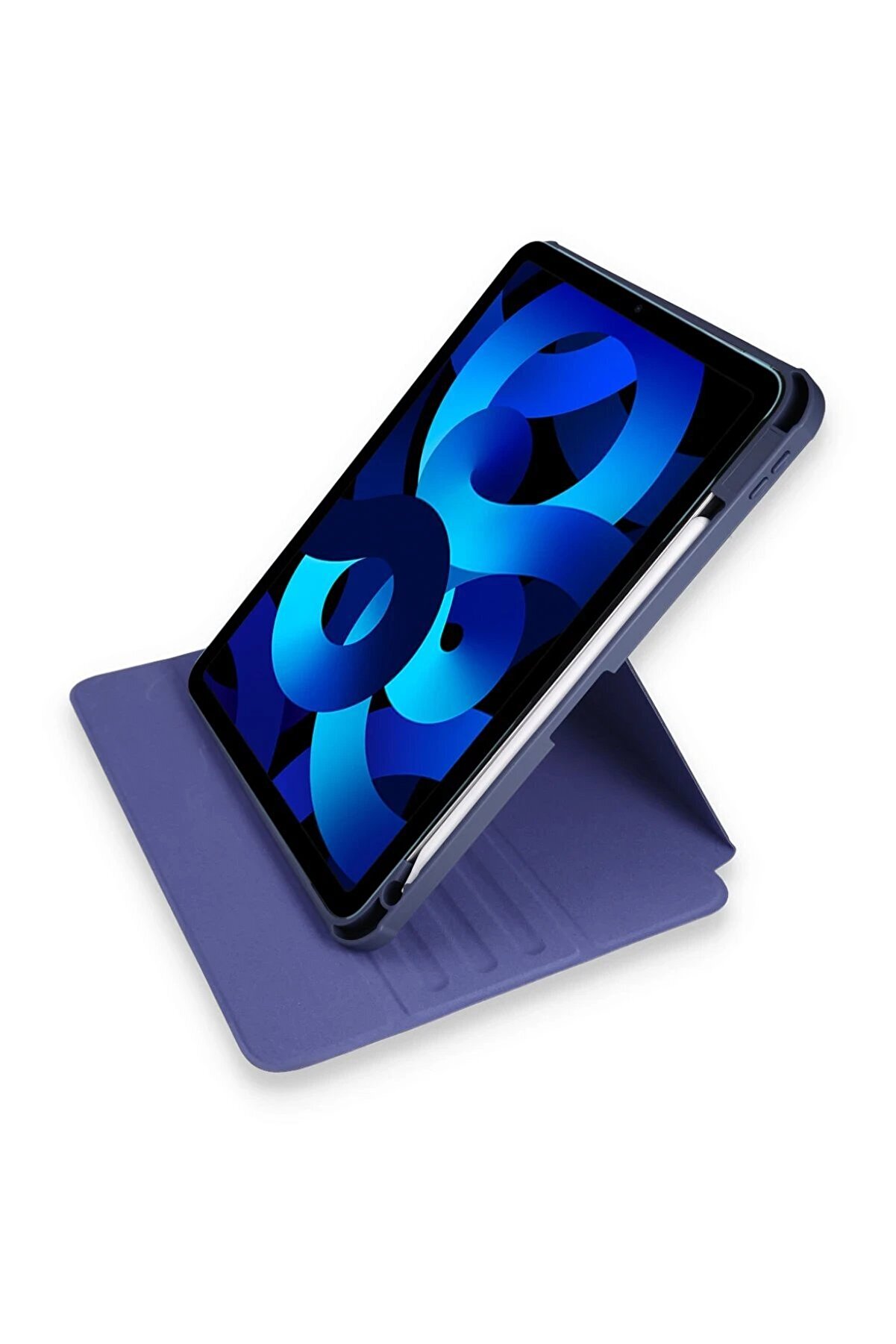 İpad 10.2 (7.Nesi̇l) Kılıf Starli̇ng 360 Kalemli̇kli̇ Tablet Kılıf - Laci̇vert - Dropx7531-3425