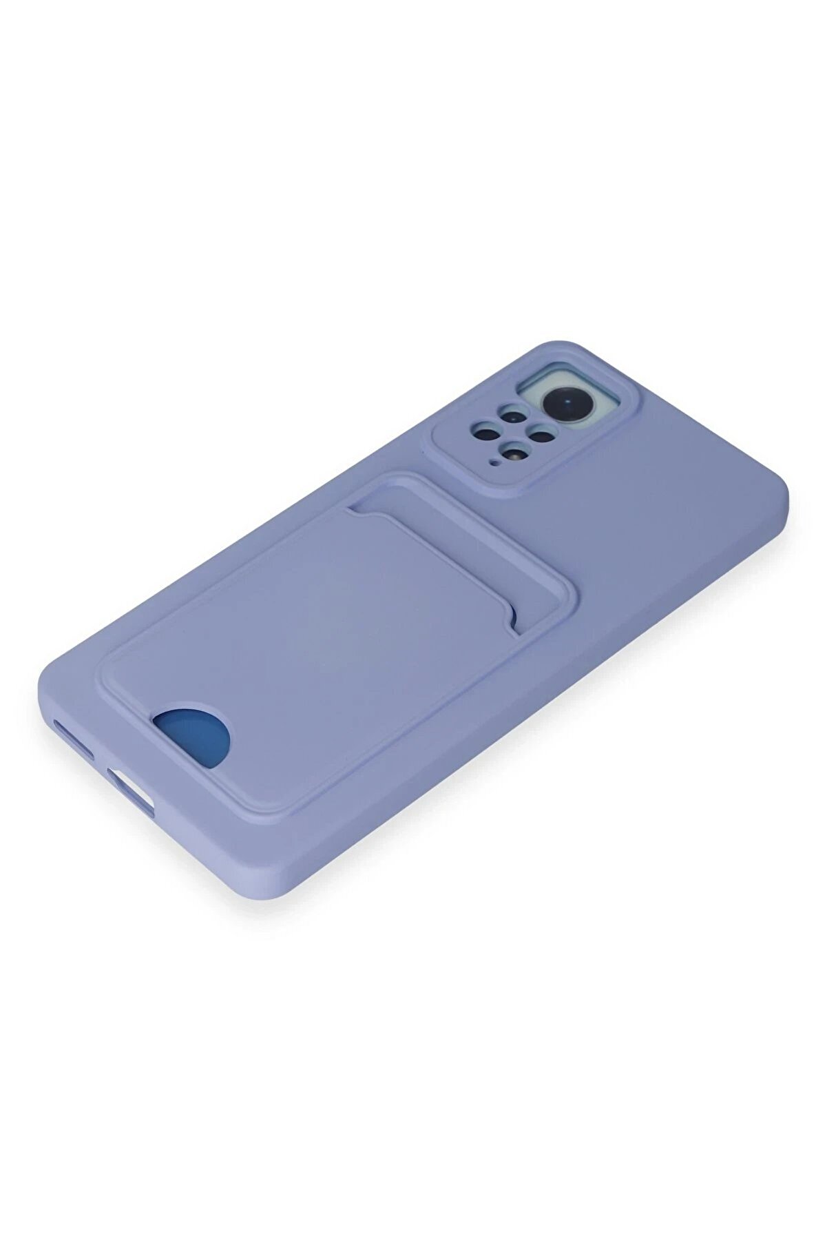 Xi̇aomi̇ Redmi̇ Note 11 Pro Kılıf Kelvi̇n Kartvi̇zi̇tli̇ Si̇li̇kon - Li̇la - Dropx4708-7097