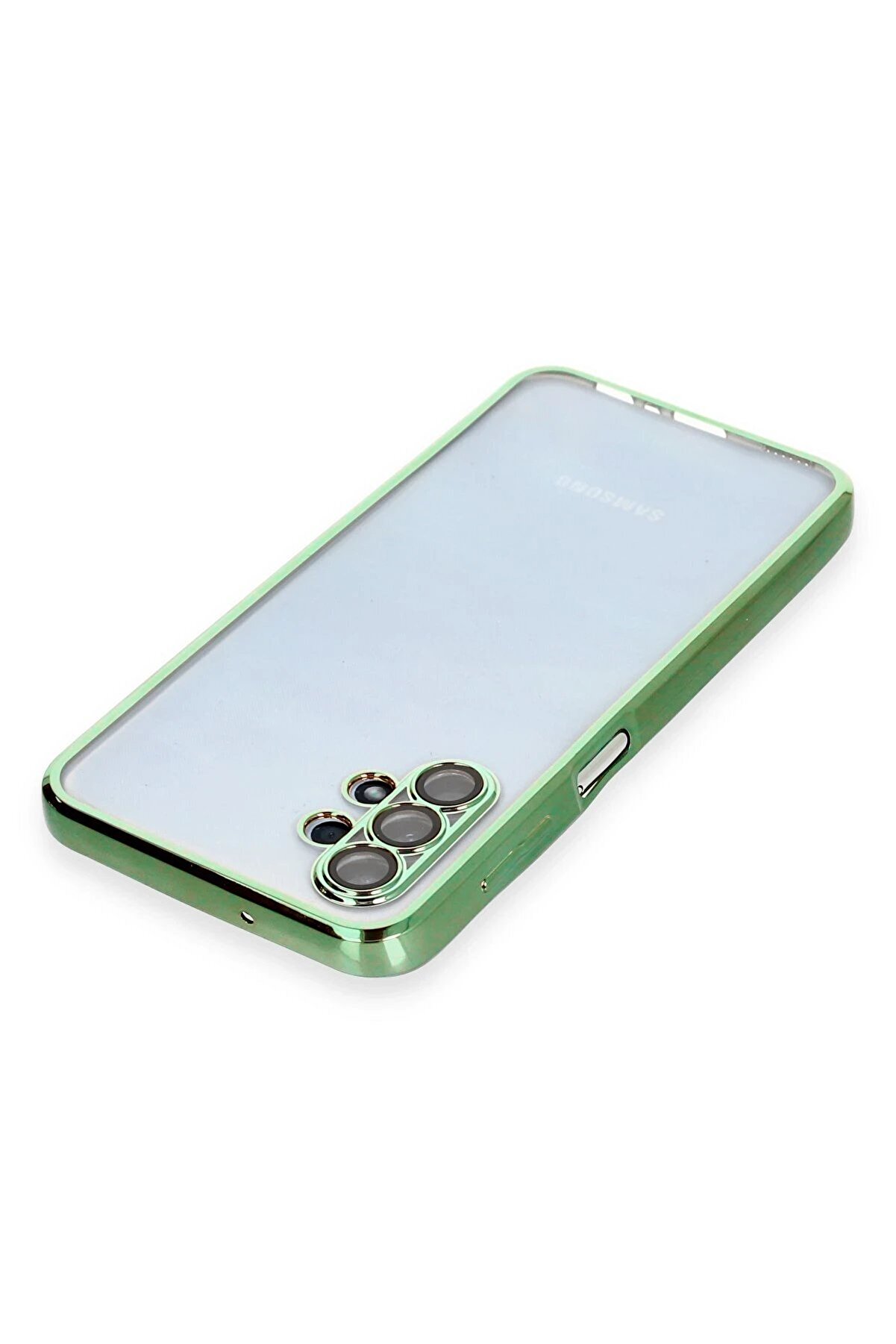 Samsung Galaxy A13 4G Kılıf Lensli̇ Si̇li̇kon - Yeşi̇l - Dropx7699-5410