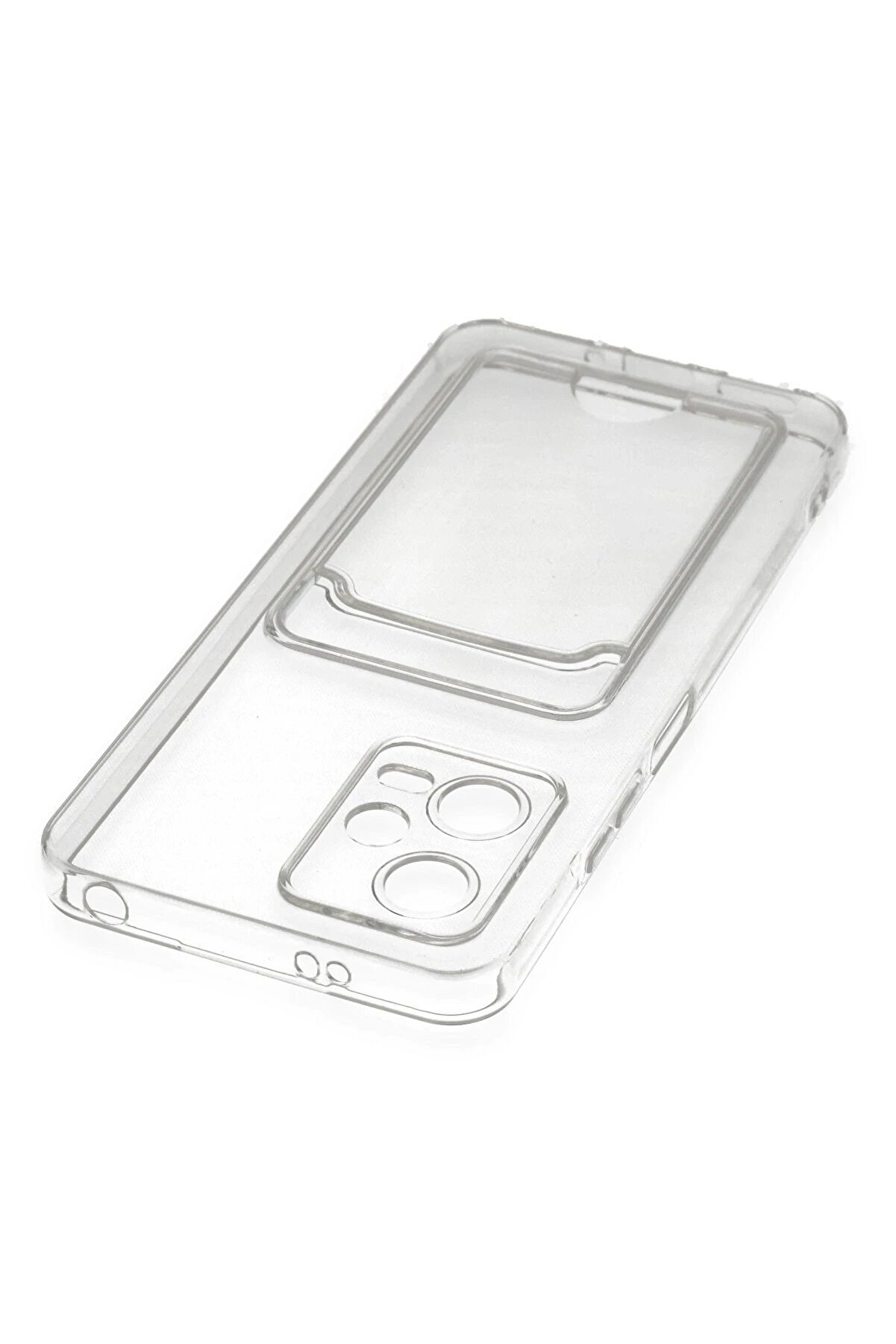 Xi̇aomi̇ Poco X5 5G Kılıf Kart Şeffaf Si̇li̇kon - Şeffaf - Dropx7762-6323