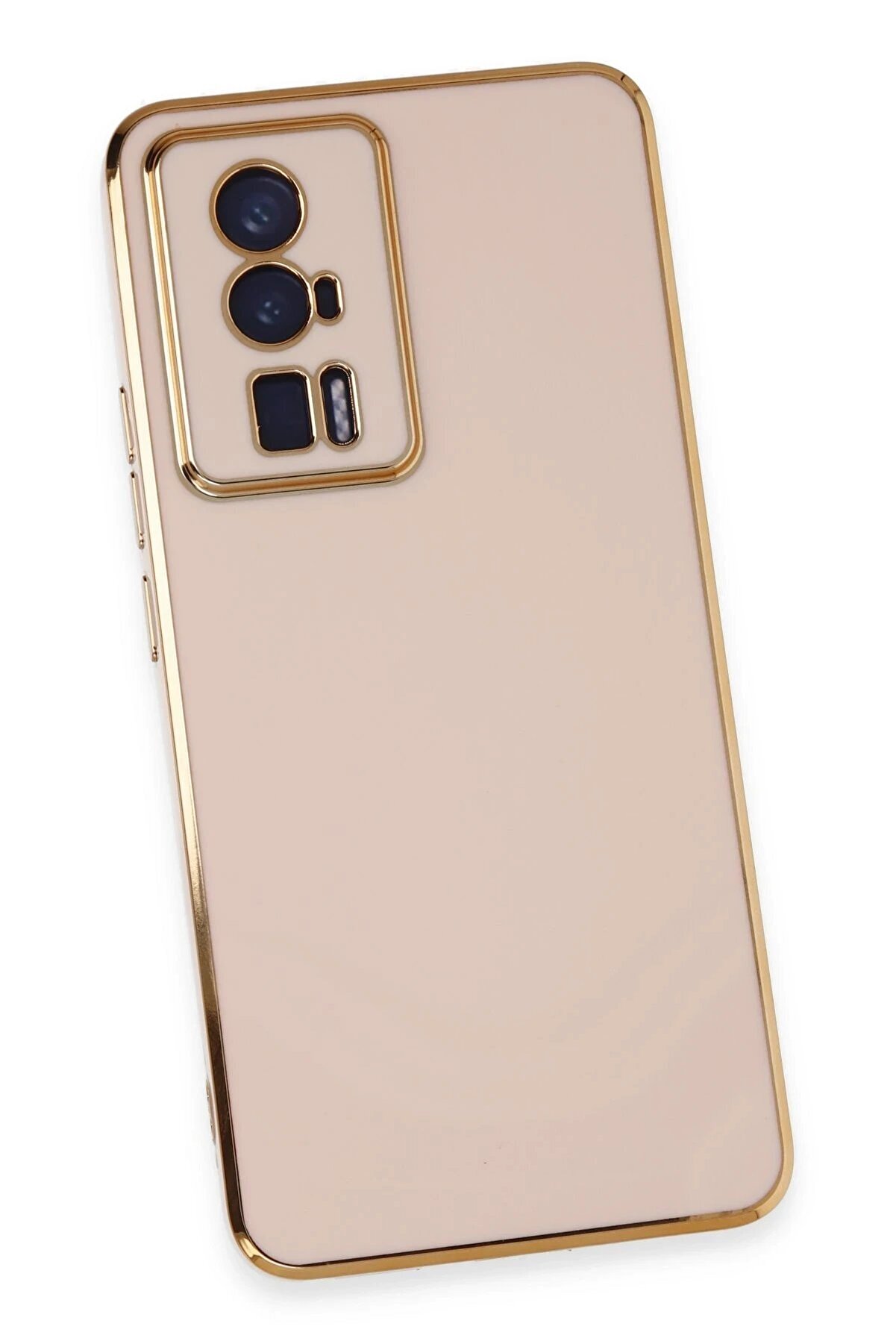 Xi̇aomi̇ Poco F5 Pro Kılıf Volet Si̇li̇kon - Pembe - Dropx1981-1438