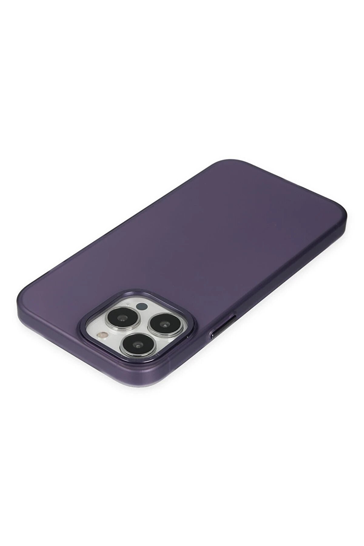 İphone 14 Pro Max Kılıf Modos Metal Kapak - Mor - Dropx8576-8059