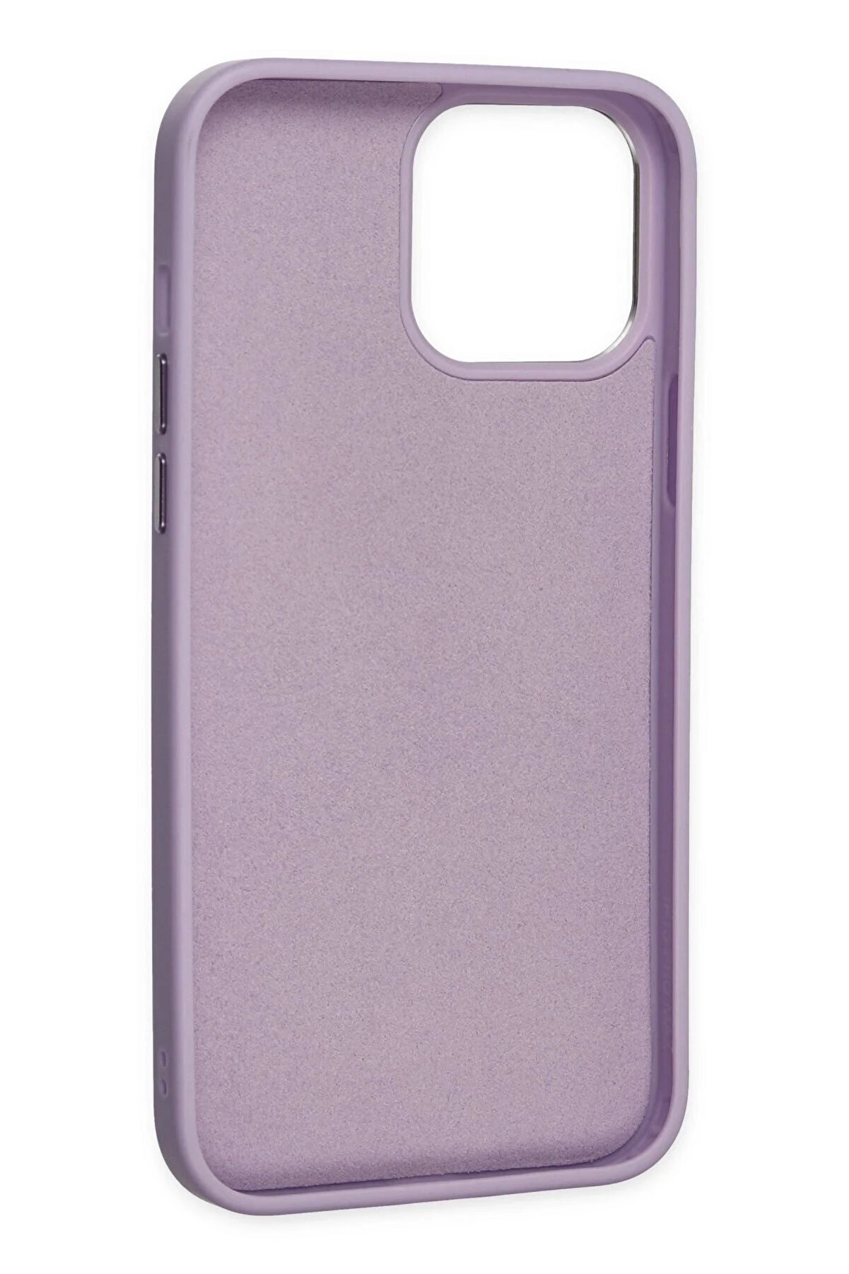 İphone 13 Pro Max Kılıf Asya Deri̇ Si̇li̇kon - Li̇la - Dropx8768-1040