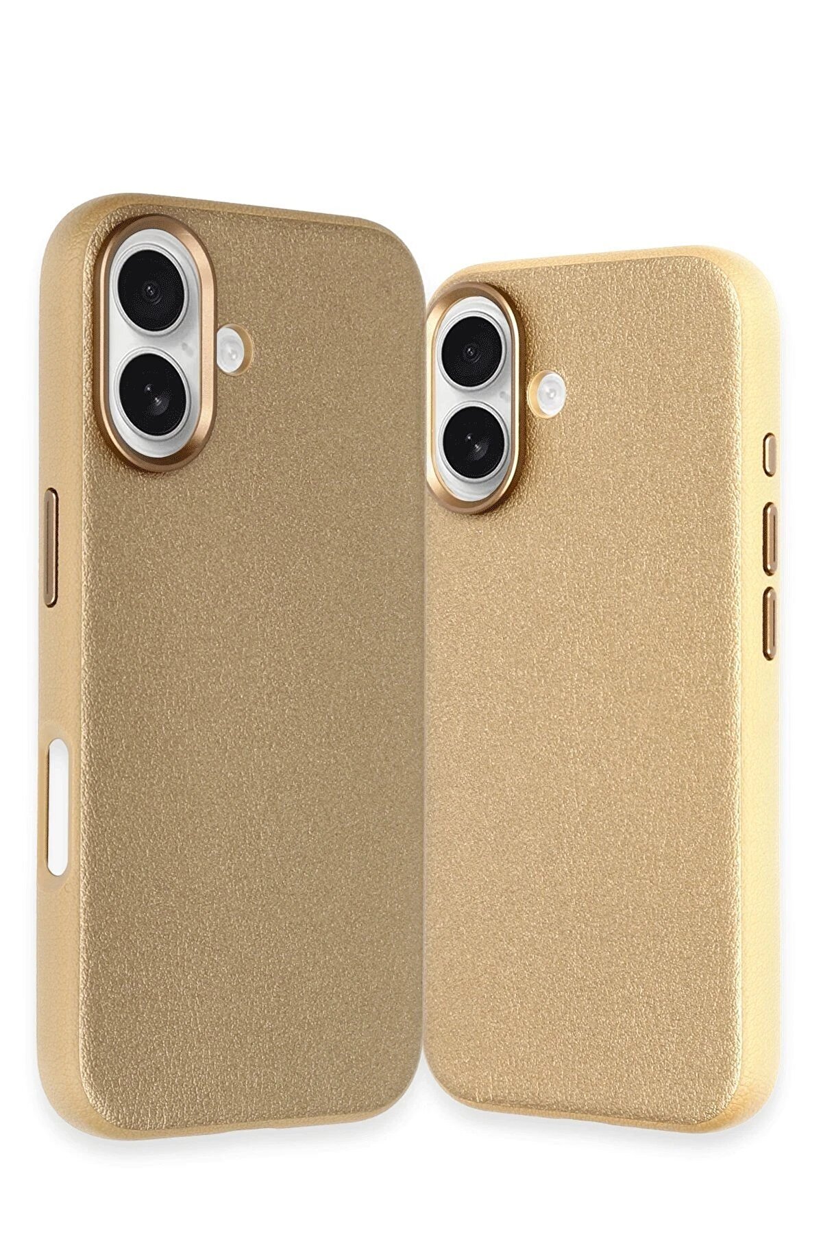 İphone 16 Wonder Deri̇ Magsafe Kapak - Bronz - Dropx7437-9854