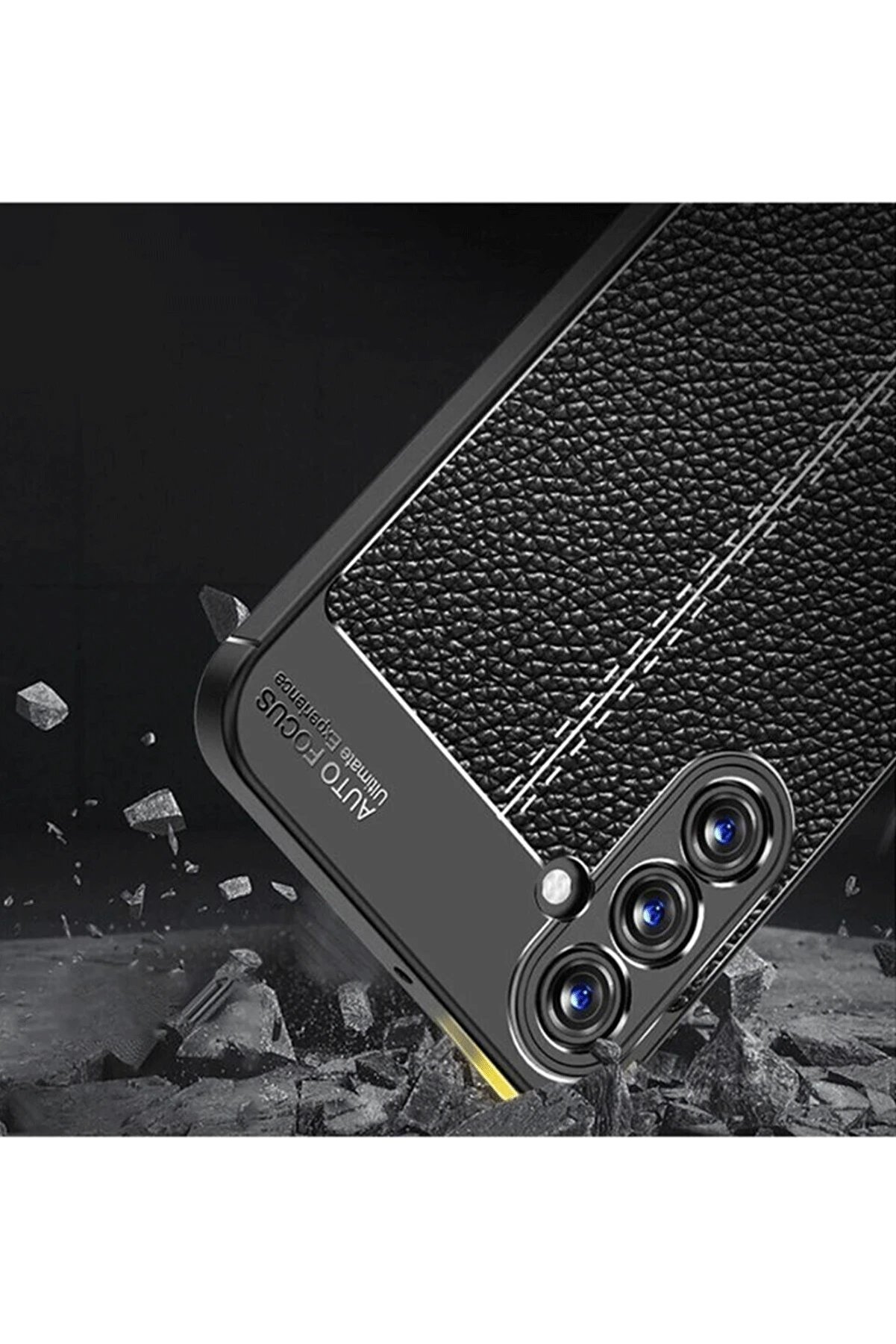 Samsung A26 Kılıf Auto Focus Kapak - Si̇yah - Dropx8298-4144