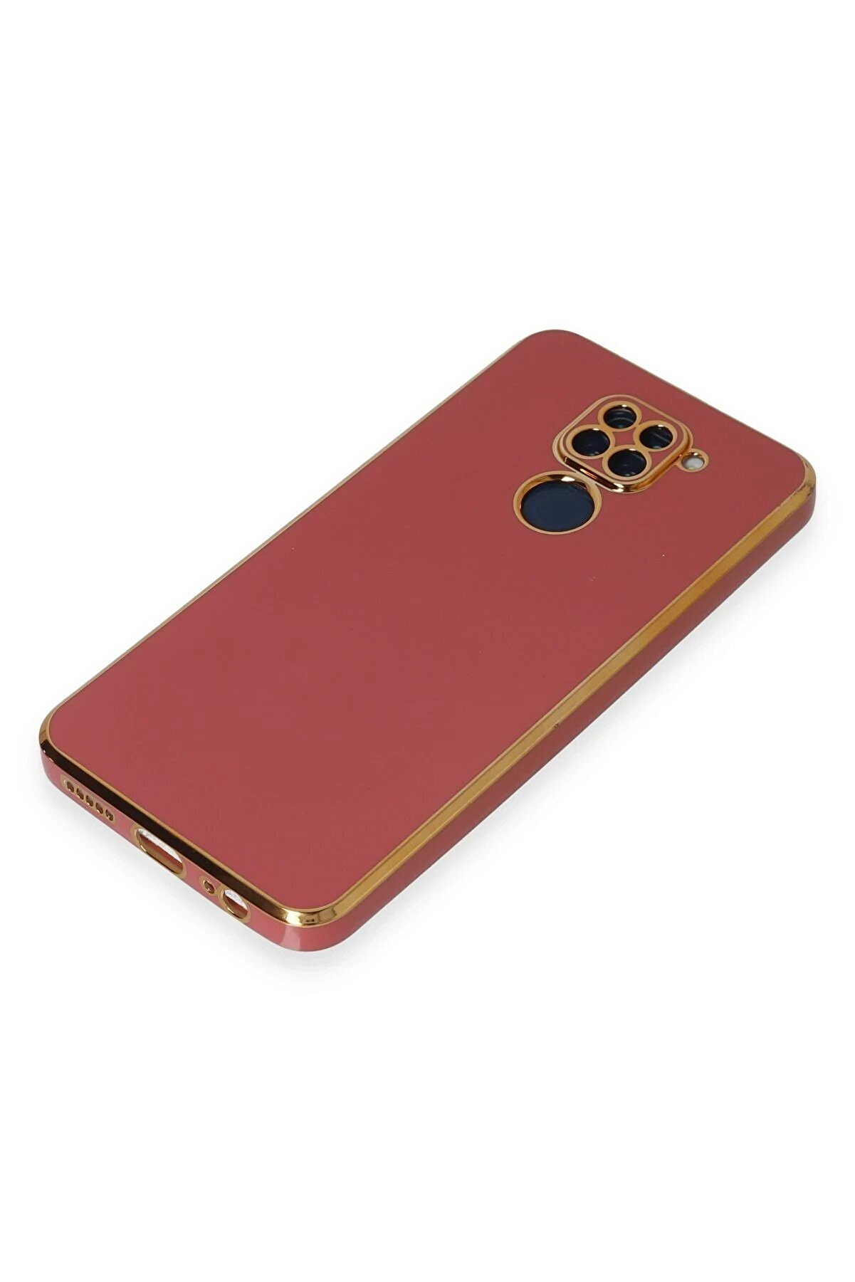 Xi̇aomi̇ Redmi̇ Note 9 Kılıf Volet Si̇li̇kon - Kırmızı - Dropx6386-8074