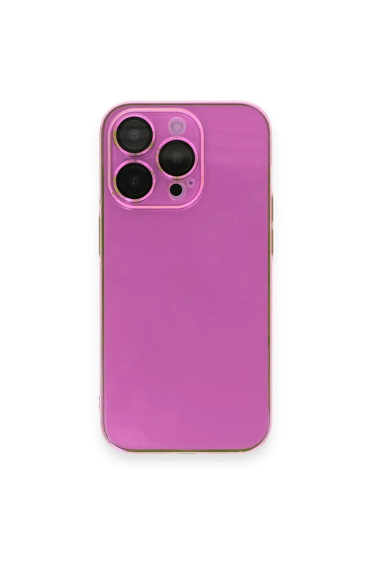 İphone 14 Pro Kılıf Armada Lensli̇ Kapak - Pembe - Dropx2613-1039