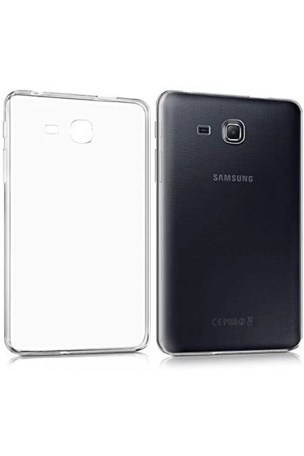 CepteToptan Samsung Galaxy T280 Tab A 7 Kılıf Tablet Şeffaf Silikon - DROPX7121-4196