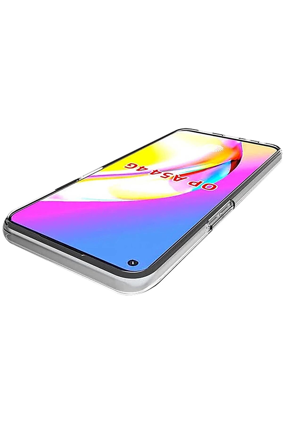 Oppo A54 4G Kılıf Deluxe 2Mm Şeffaf Si̇li̇kon - Şeffaf - Dropx2214-6142