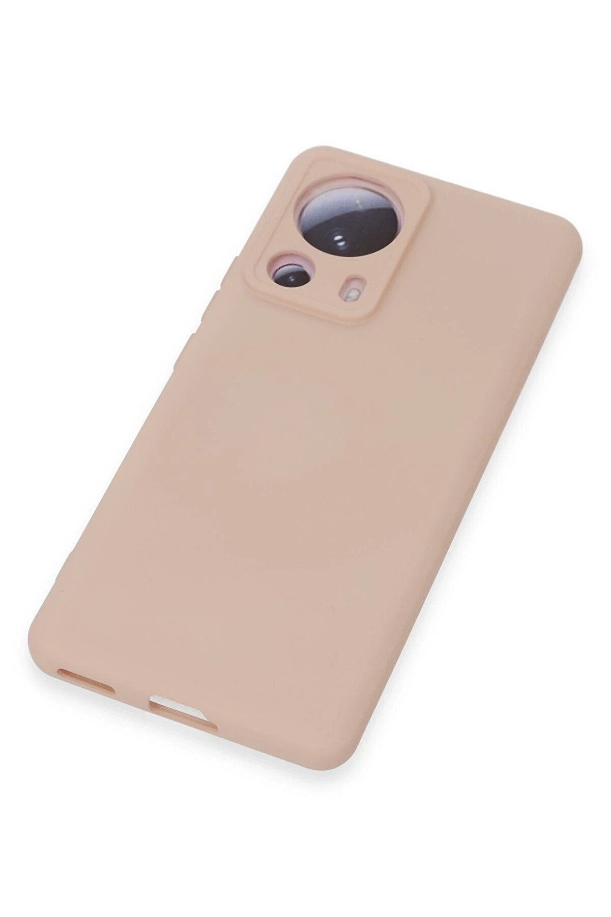 Xi̇aomi̇ Mi̇ 13 Li̇te Kılıf Nano İçi̇ Kadi̇fe Si̇li̇kon - Pudra - Dropx8694-7887