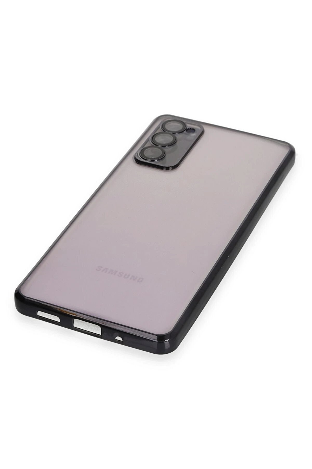 Samsung Galaxy S20 Fe Kılıf Lensli̇ Si̇li̇kon - Si̇yah - Dropx3055-8217