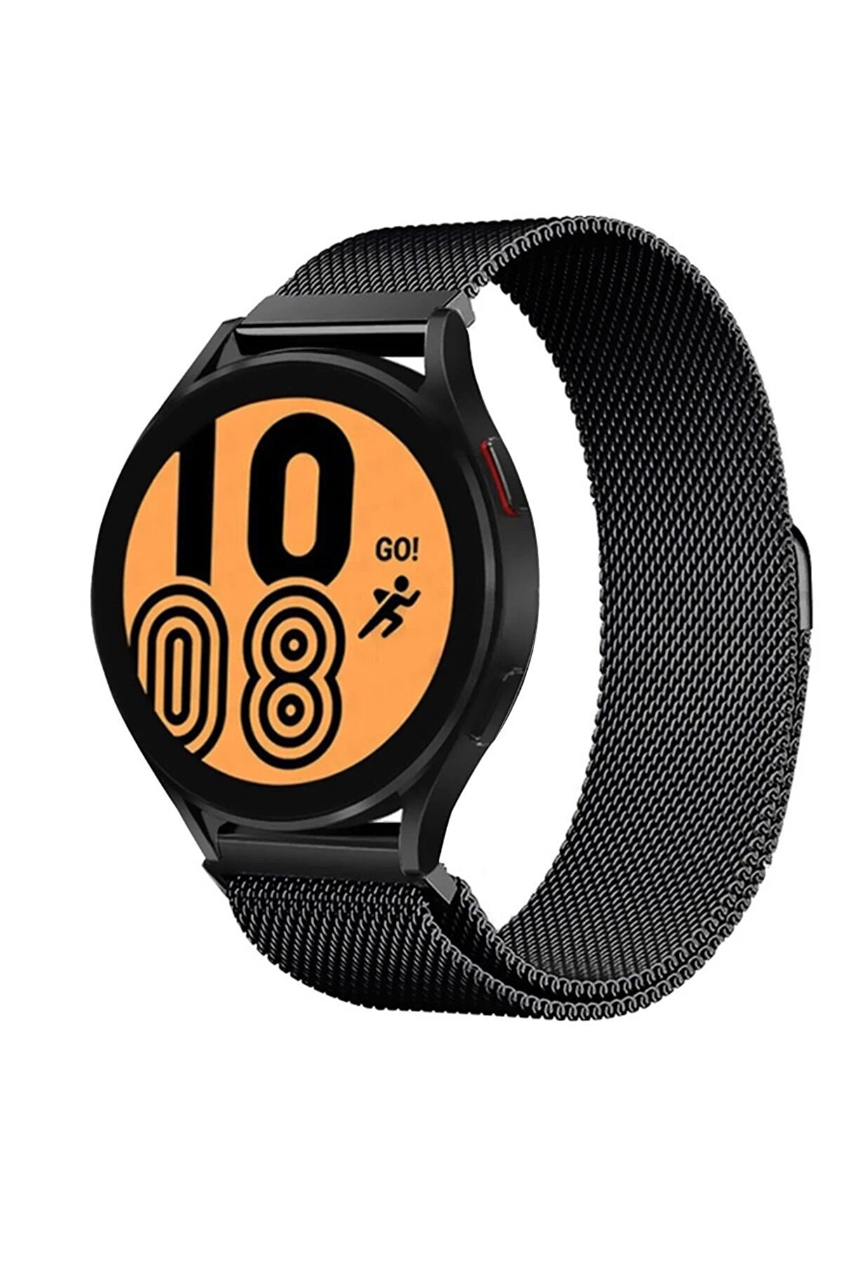 CepteToptan Watch 20mm Metal Mıknatıslı Kordon - Siyah - DROPX4225-5541