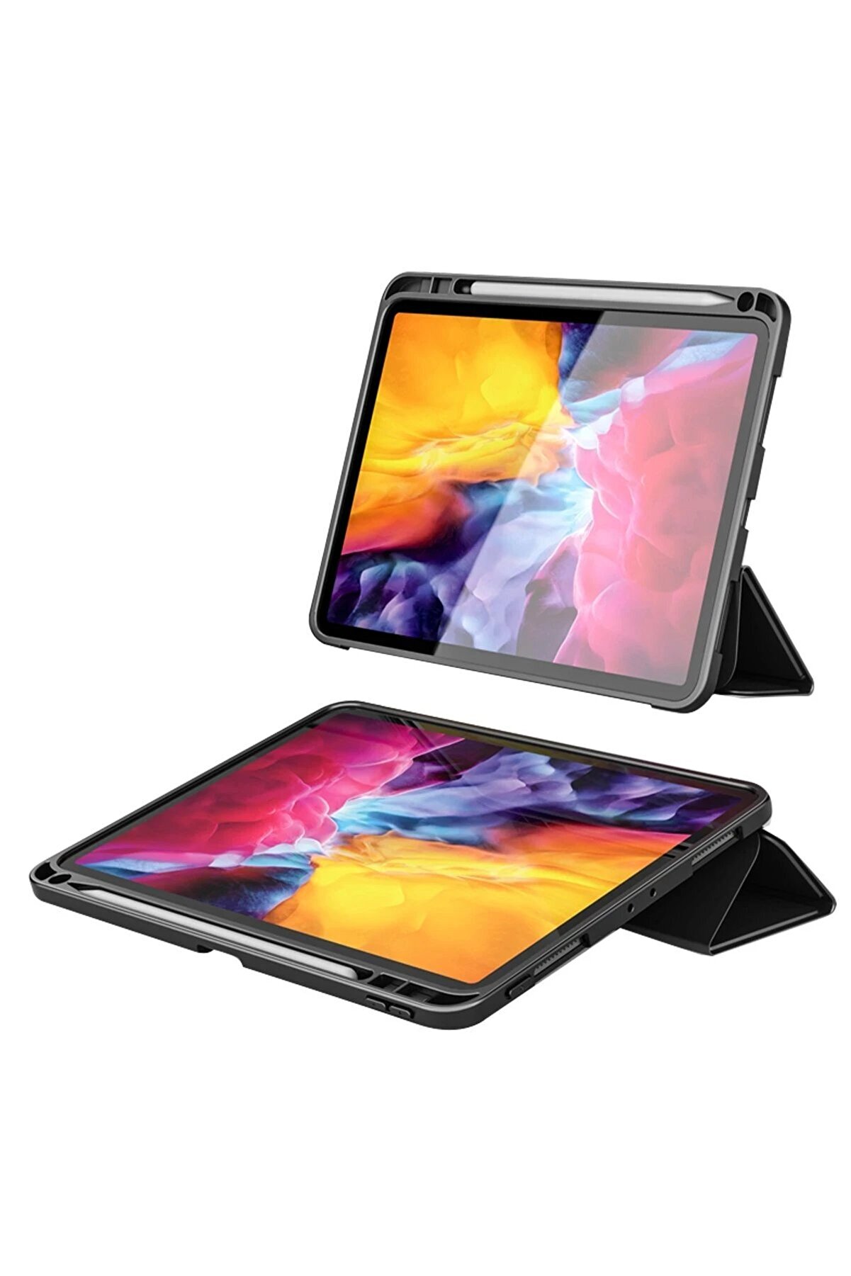 İpad 10.2 (7.Nesi̇l) Kılıf Tablet Focus Si̇li̇kon - Laci̇vert - Dropx9860-9241