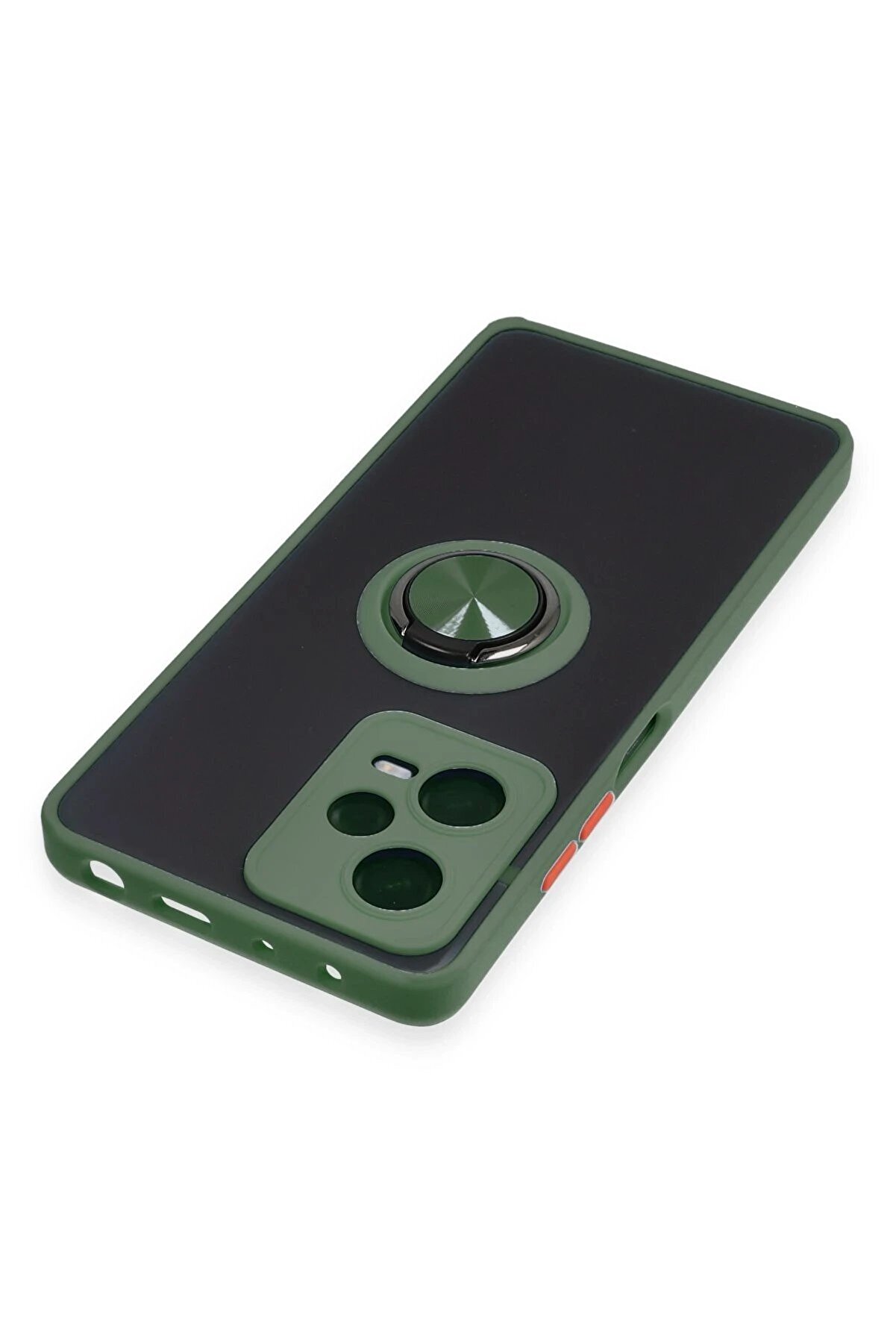 Xi̇aomi̇ Redmi̇ Note 12 5G Kılıf Montreal Yüzüklü Si̇li̇kon Kapak - Yeşi̇l - Dropx5344-4916