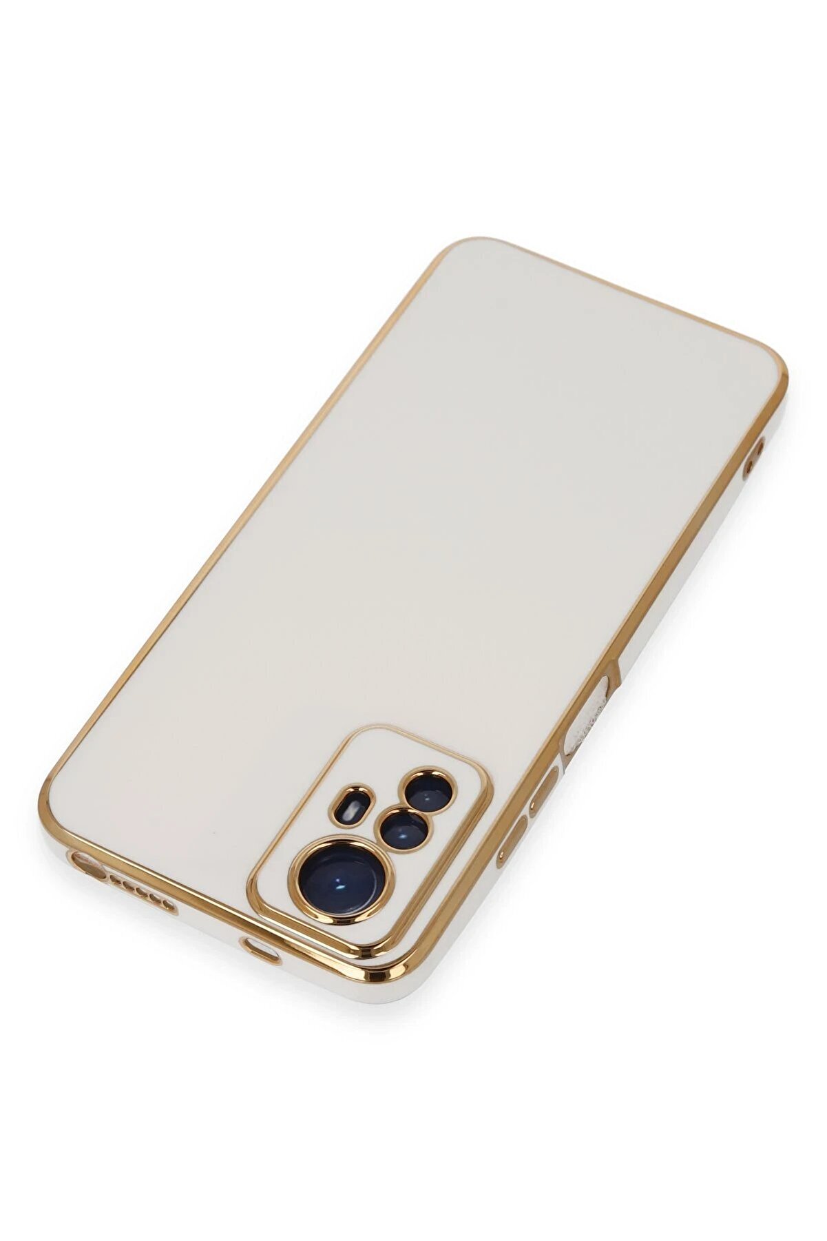 Xi̇aomi̇ Redmi̇ Note 12S Kılıf Volet Si̇li̇kon - Beyaz - Dropx2183-2718