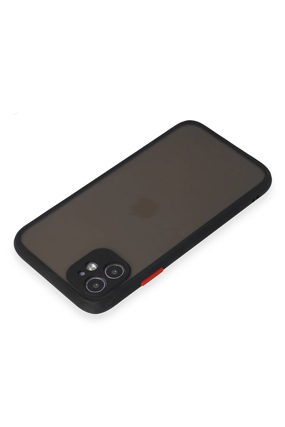 İphone 11 Kılıf Montreal Si̇li̇kon Kapak - Si̇yah - Dropx4940-5556