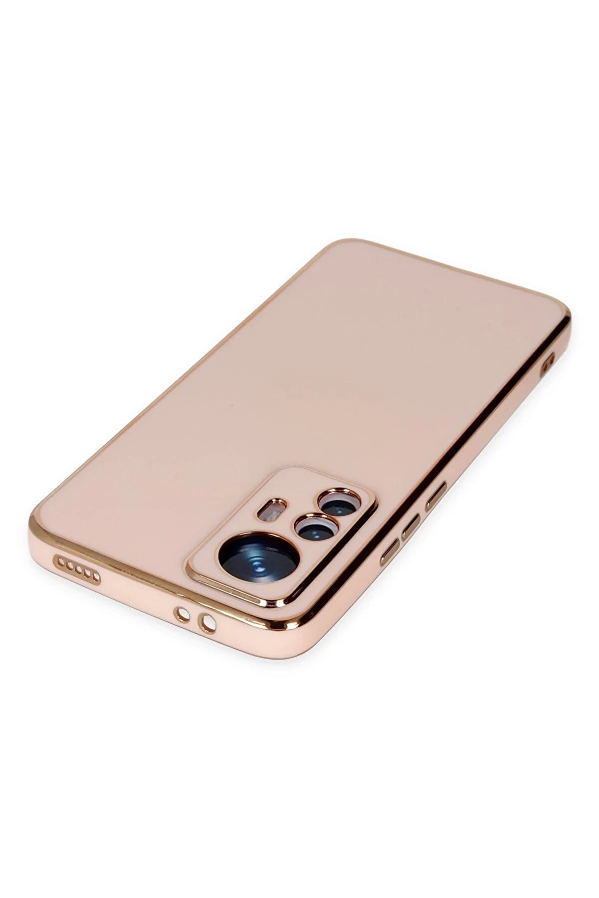 Xi̇aomi̇ Mi̇ 12T Pro Kılıf Volet Si̇li̇kon - Pembe - Dropx1040-9325