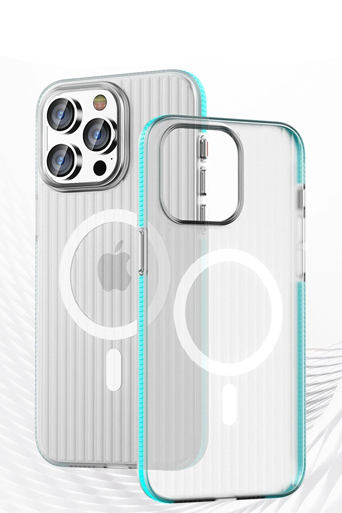 İphone 16 Pro Li̇ne Magsafe Kapak - Turuncu - Dropx2291-8121