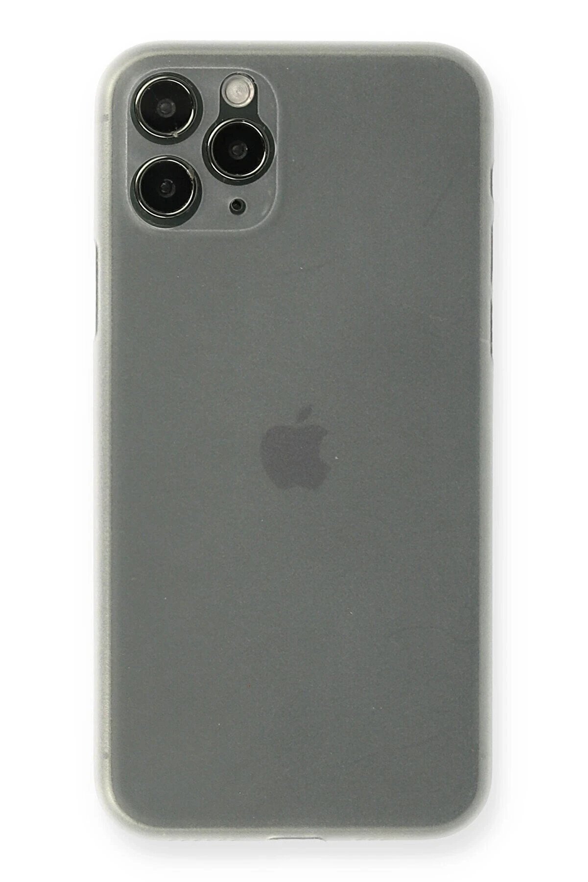 CepteToptan iPhone 11 Pro Kılıf PP Ultra İnce Kapak - Beyaz - DROPX2021-4581