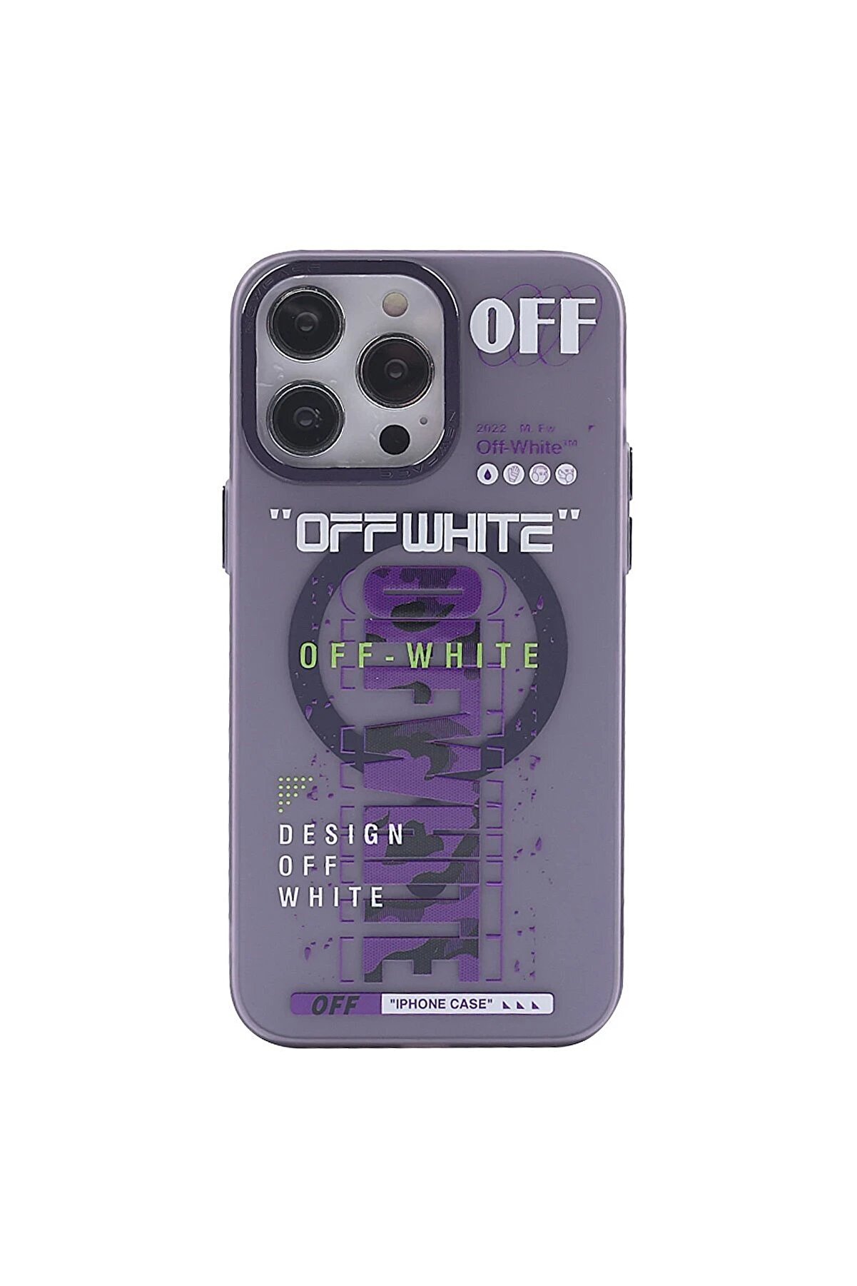 İphone 14 Pro Max Kılıf Apollo Magneti̇csafe Desenli̇ Kapak - Apollo Mor - 3 - Dropx4408-9164