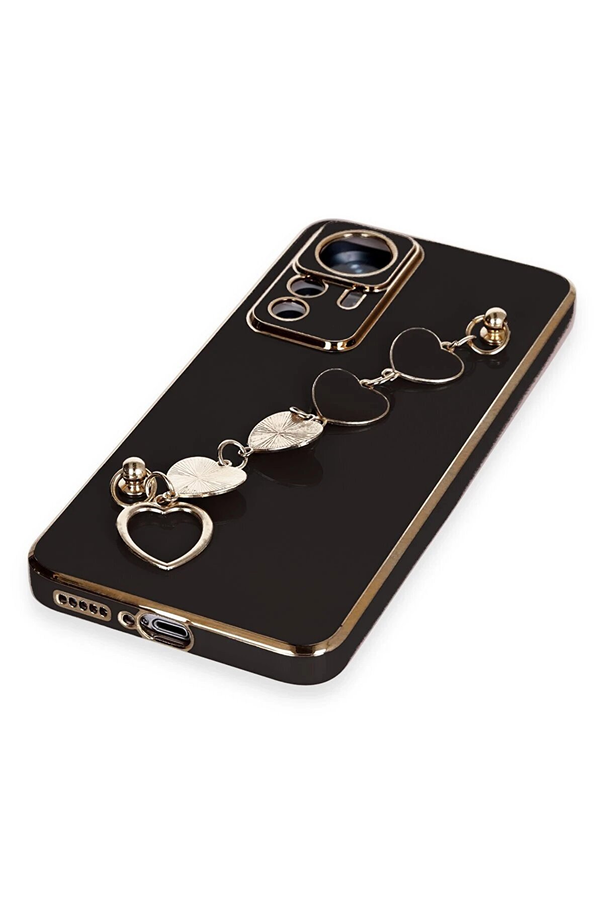 Xi̇aomi̇ Mi̇ 12T Pro Kılıf Esi̇la Si̇li̇kon - Si̇yah - Dropx7048-8487