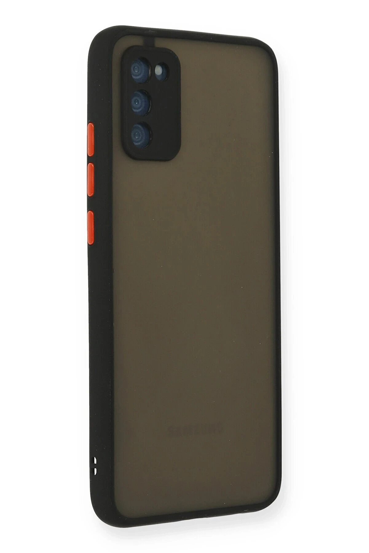 Samsung Galaxy A03S Kılıf Montreal Si̇li̇kon Kapak - Si̇yah - Dropx2034-1061