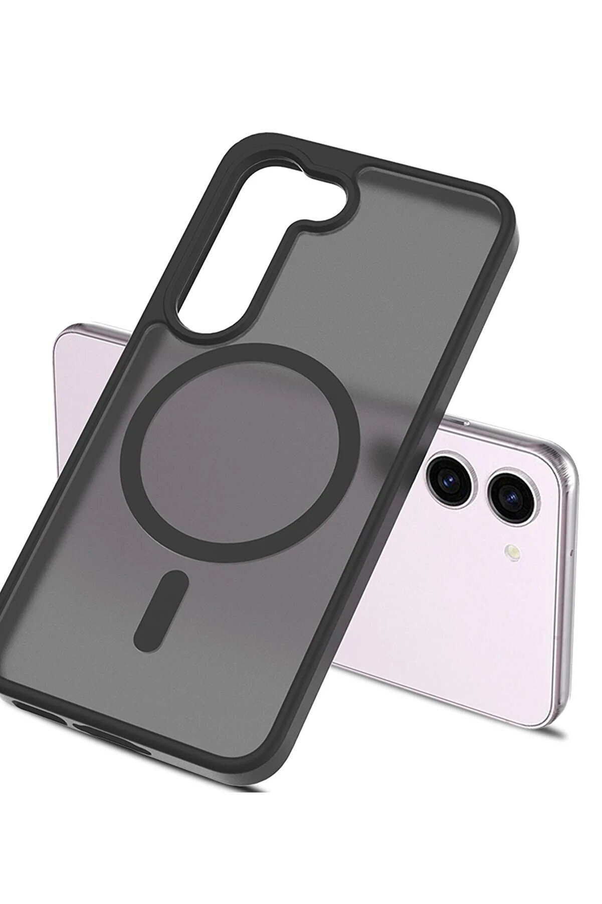Samsung Galaxy S23 Jota Magsafe Kapak - Si̇yah - Dropx7176-4378