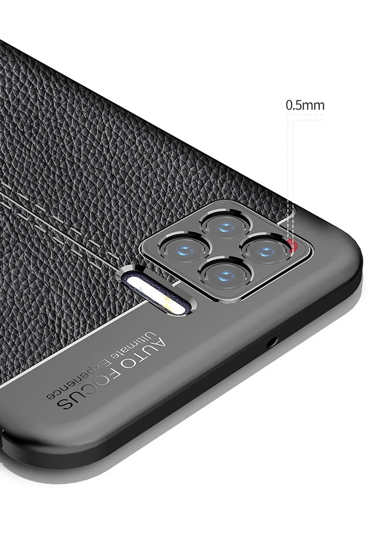 Oppo A73 Kılıf Auto Focus Kapak - Si̇yah - Zets14555-3173